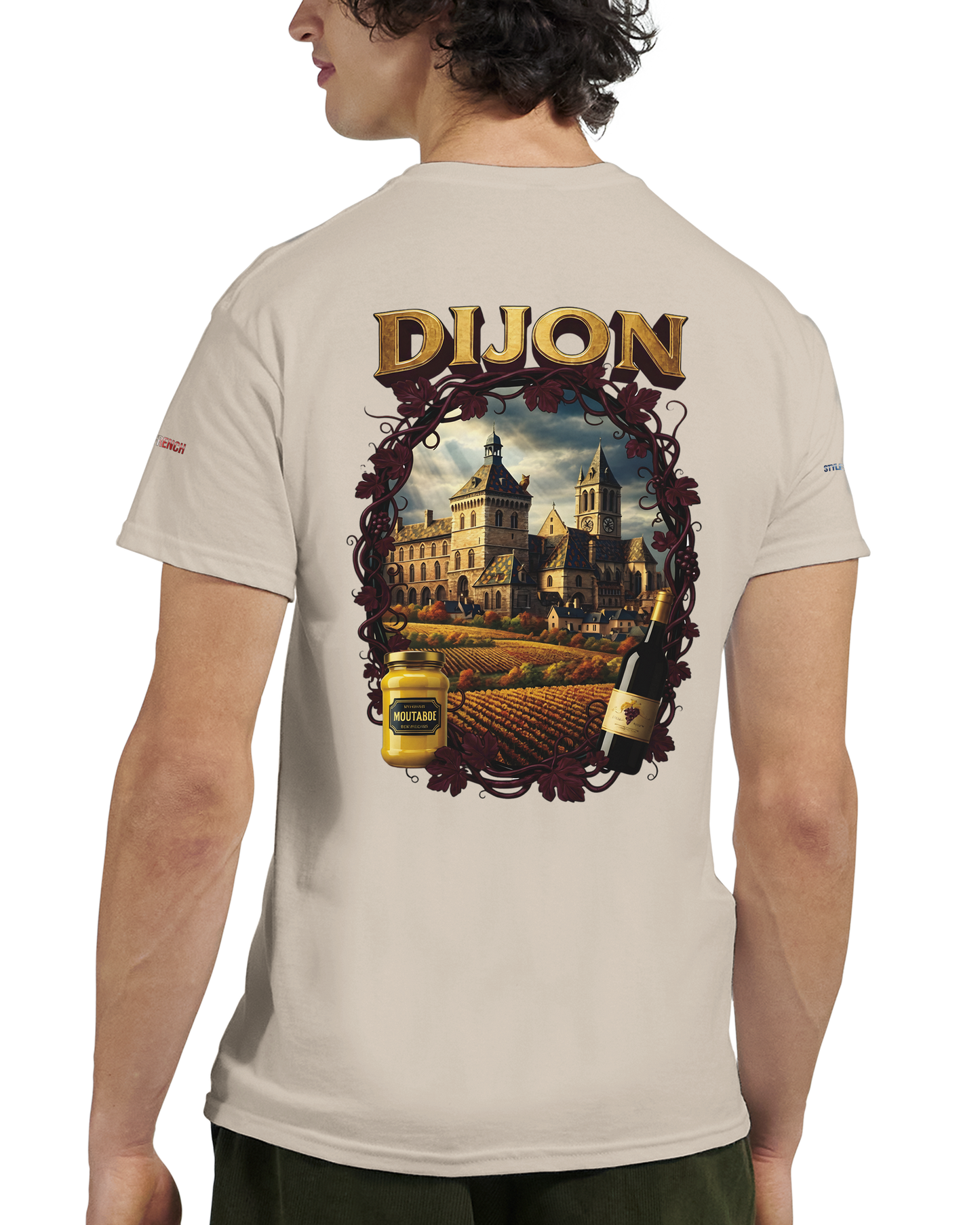 Unisex T-Shirt Dijon Stadt Frankreich dick Rundhals | Gildan® 5000
