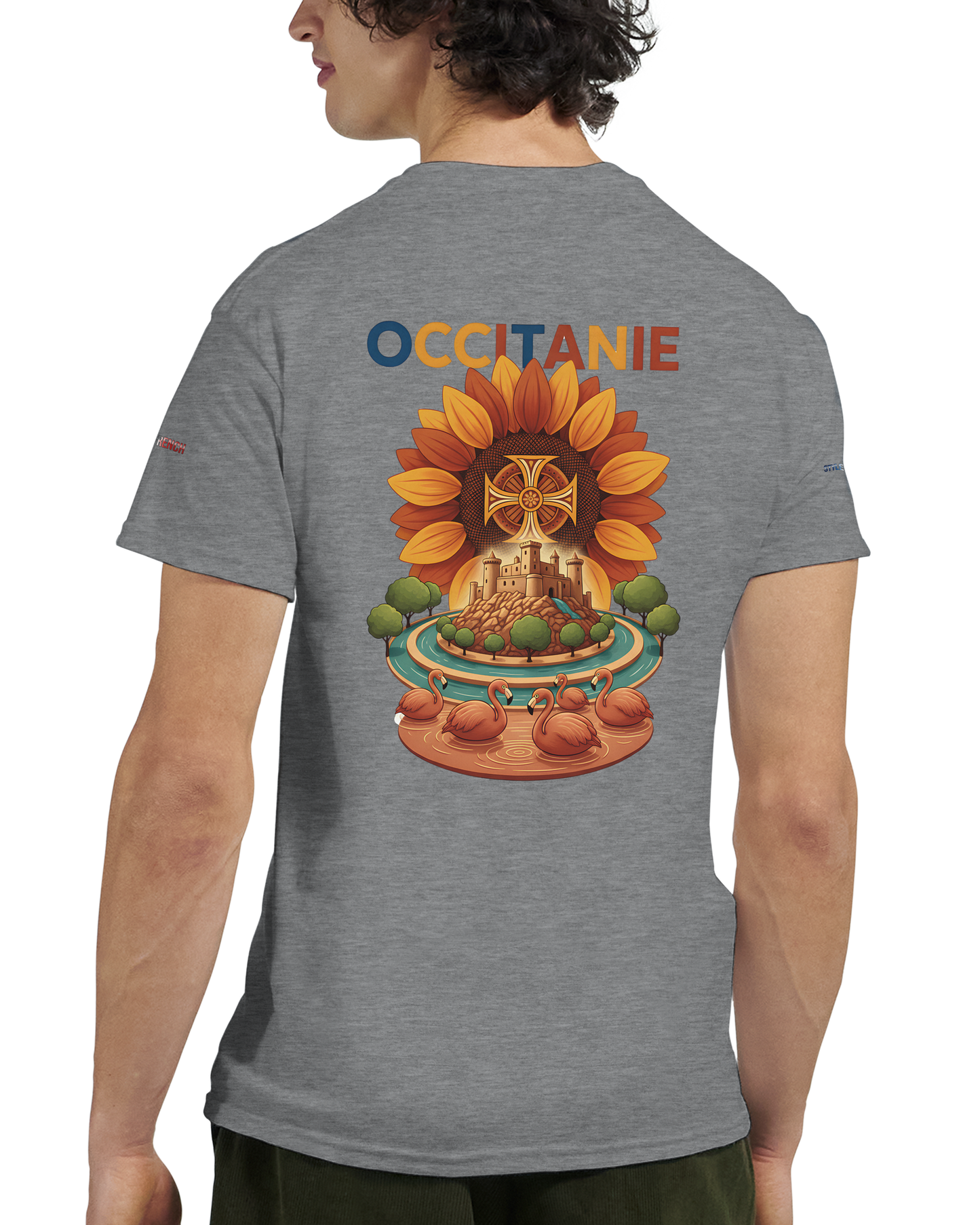 Unisex Occitania T-Shirt, dick, Rundhalsausschnitt | Gildan® 5000