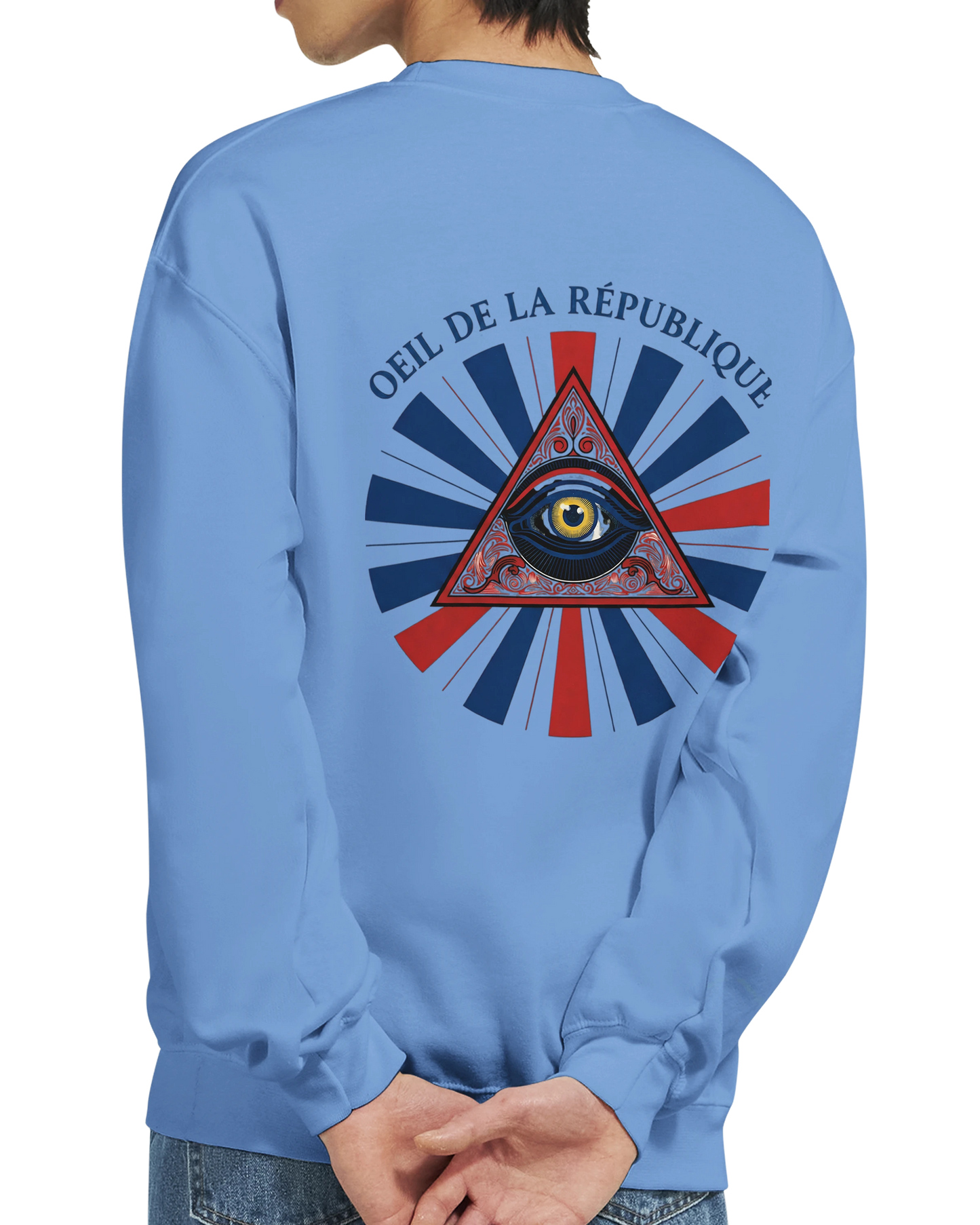 Men's Eye of the Republic Classic Crewneck Sweatshirt | Gildan® 18000