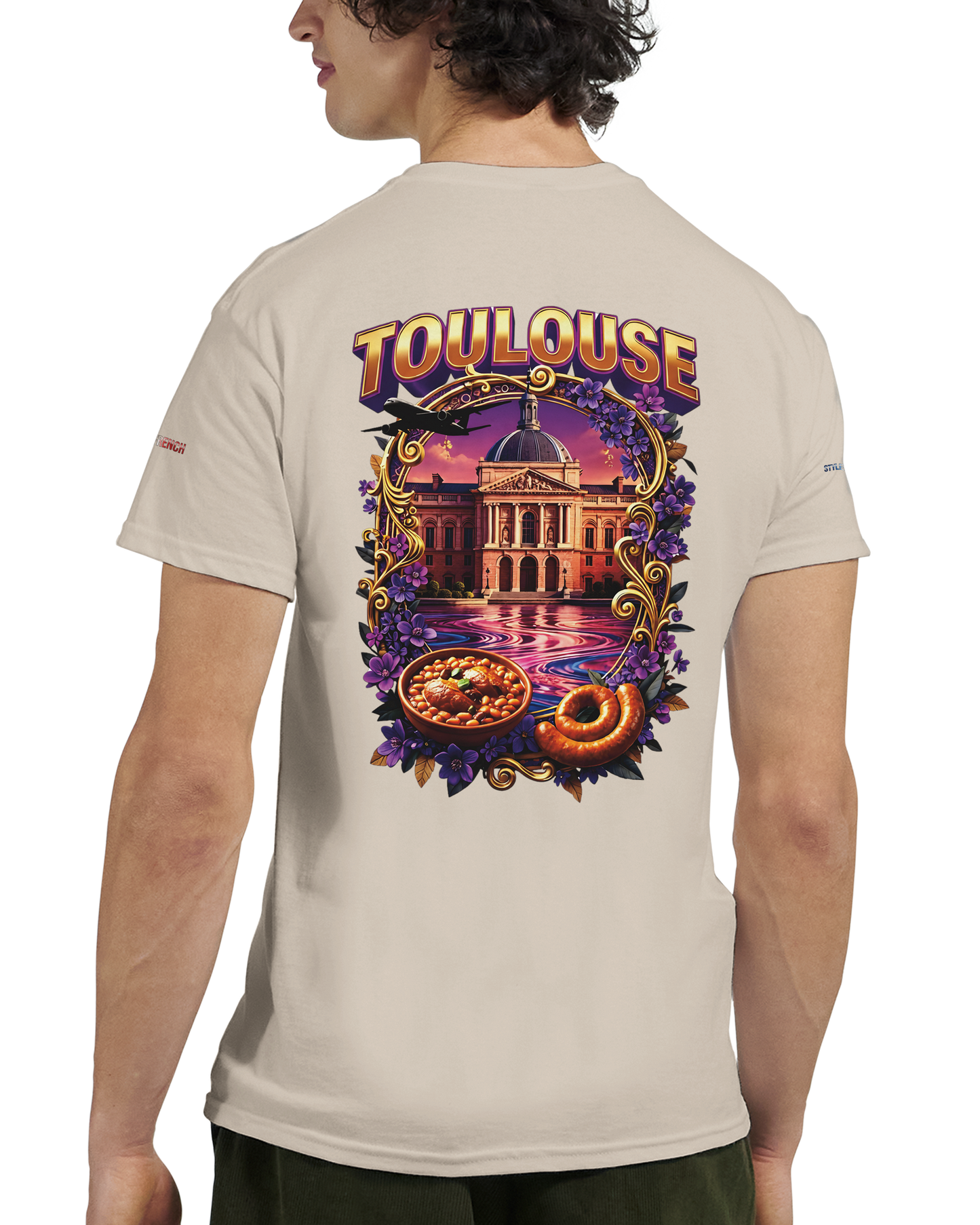 - Unisex Toulouse city of France heavy crewneck t-shirt | Gildan® 5000