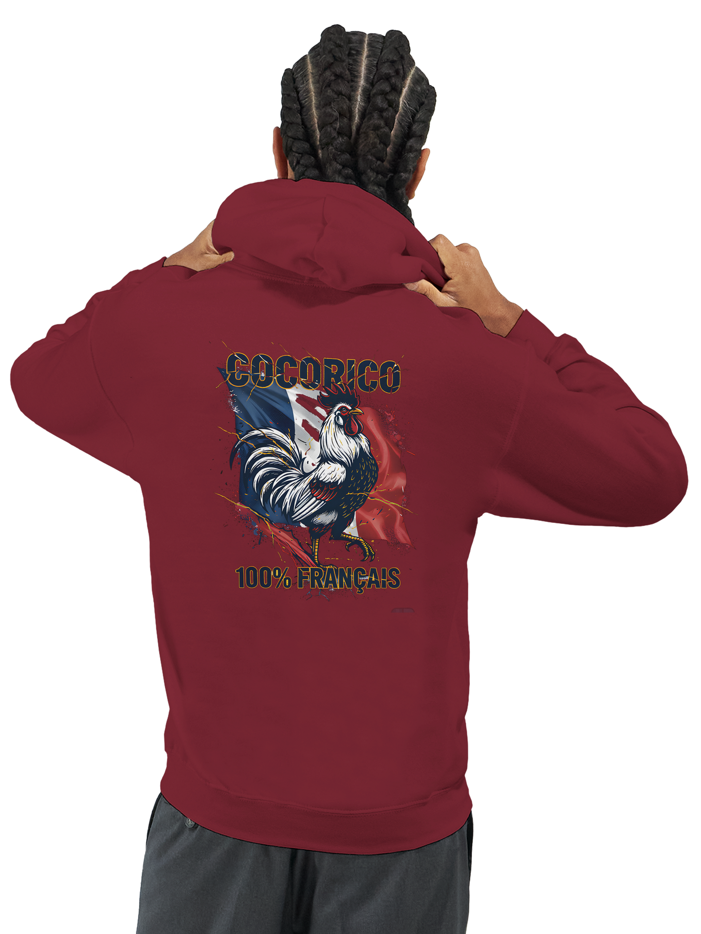 Cocorico Hoodie klassischer französischer Stil | Gildan® 18500