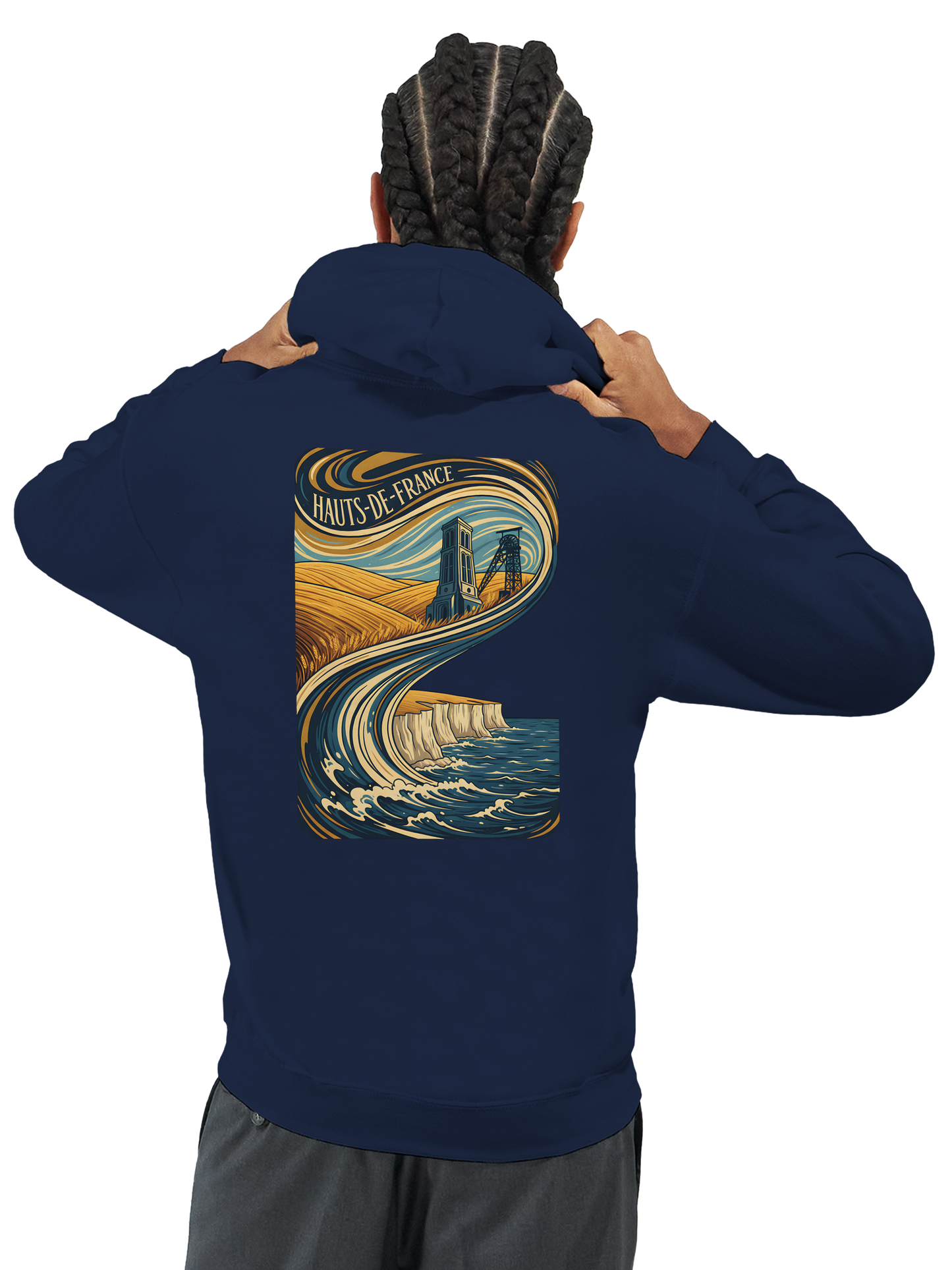 Klassischer Unisex-Hoodie von Top de France | Gildan® 18500