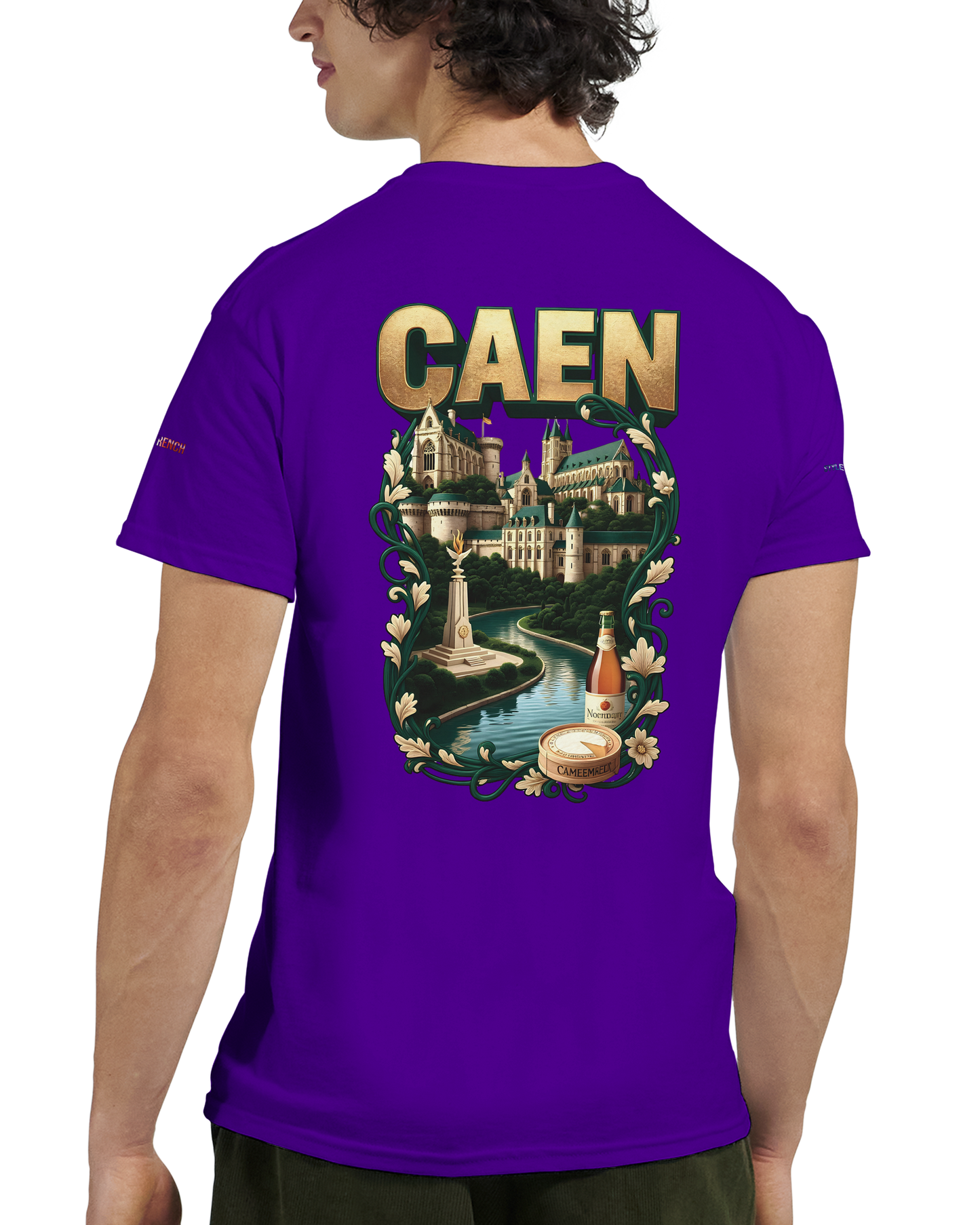 Unisex-T-Shirt Caen Stadt in Frankreich | Gildan® 5000