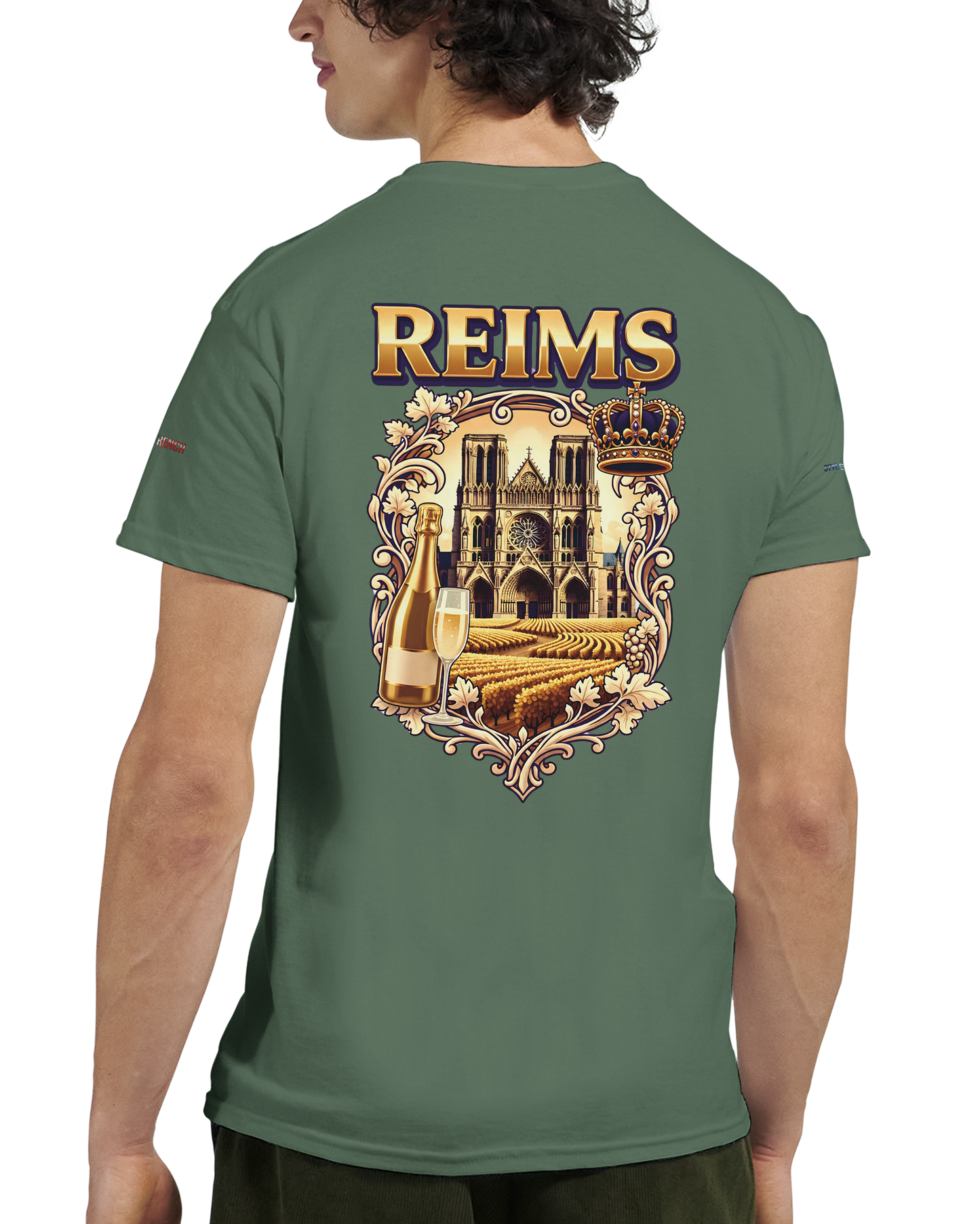T-shirt Unisexe Reims - Ville de France - Coton Premium