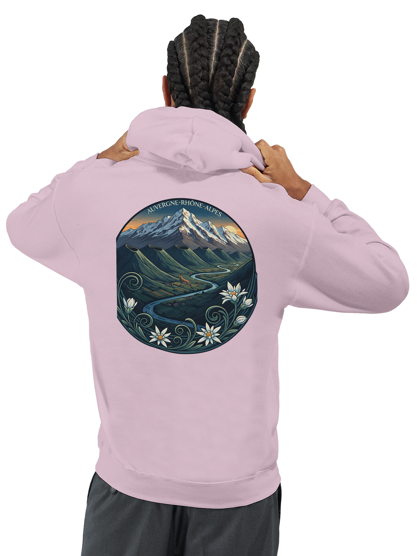 Klassischer Unisex-Kapuzenpullover Auvergne-Rhône-Alpes | Gildan® 18500