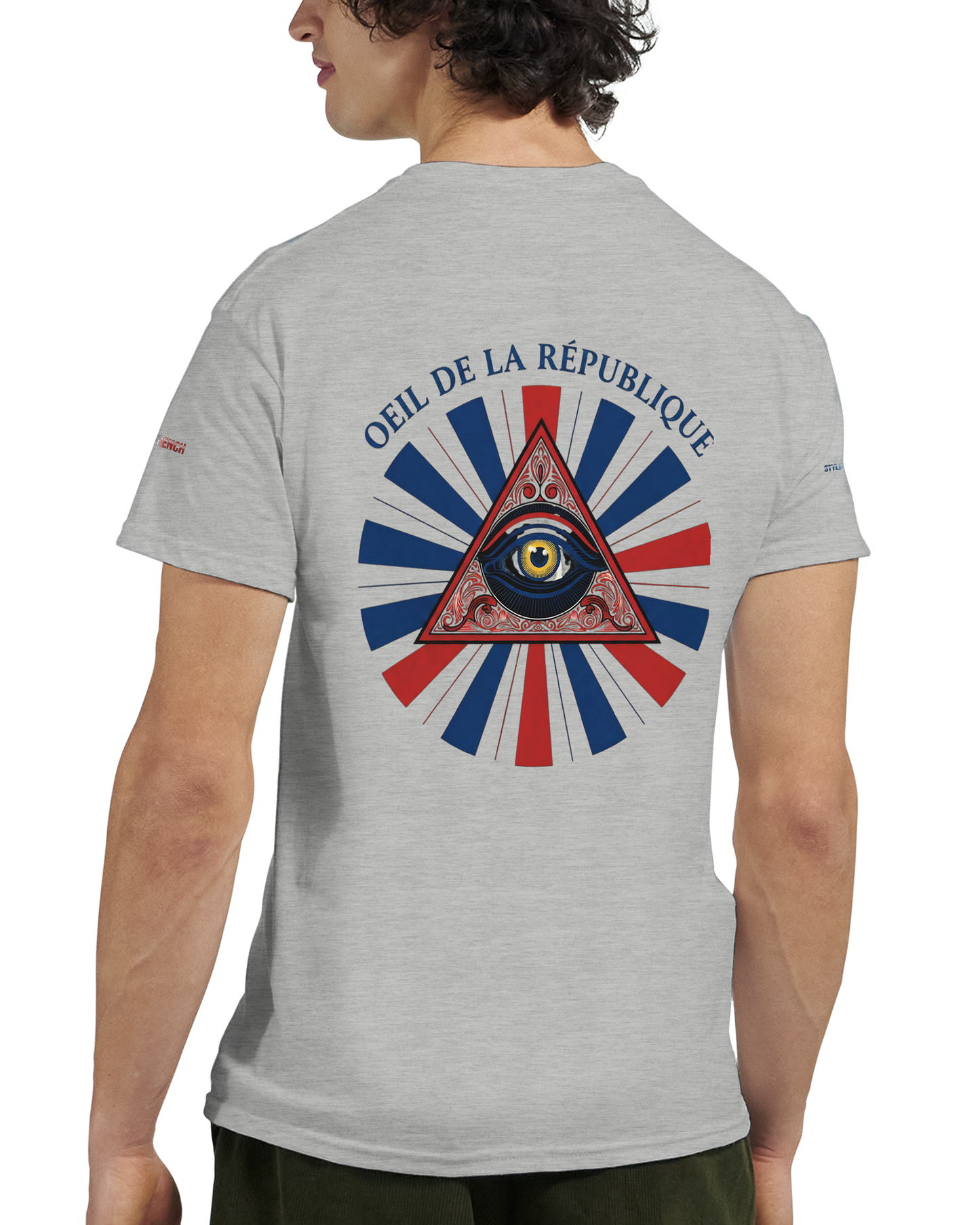 Men's Republic Eye T-Shirt Heavy Crewneck | Gildan® 5000