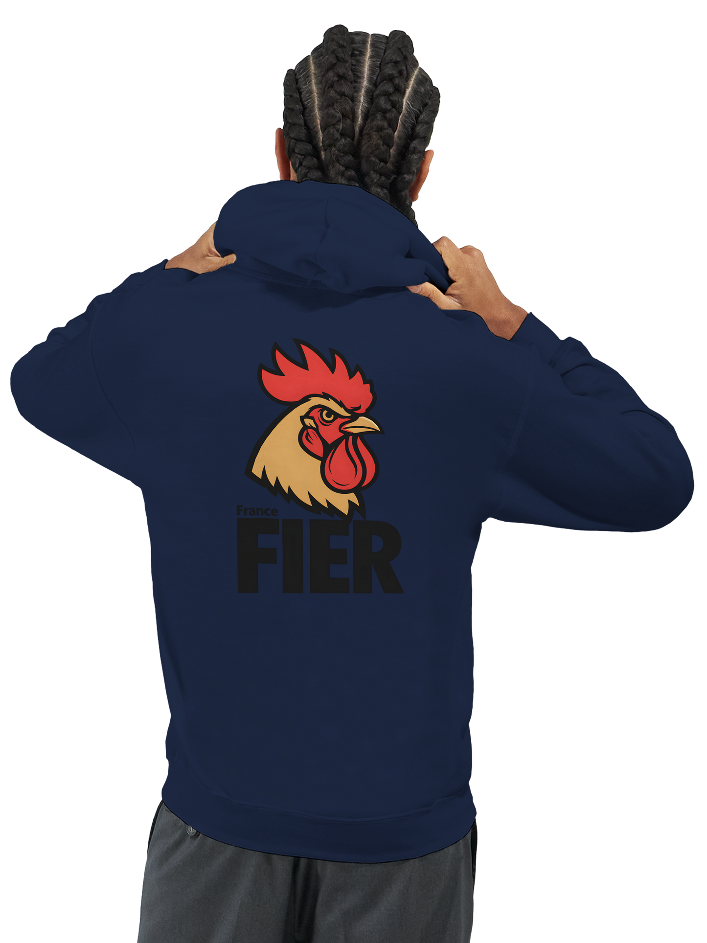 Kapuzenpullover "France Fier" Klassiker | Gildan® 18500