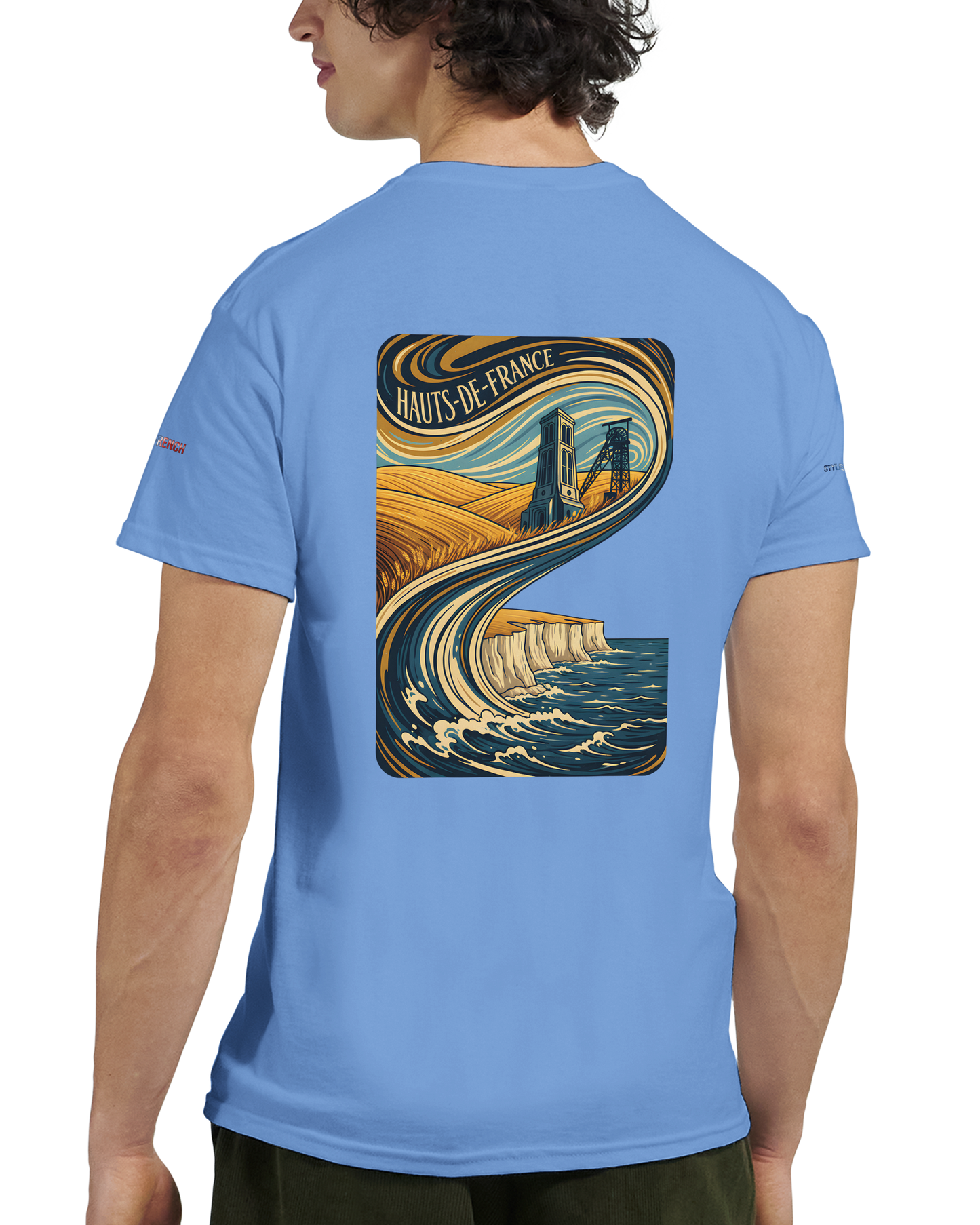 Unisex-T-Shirt Hochwertige Frankreich, dick, Rundhals | Gildan® 5000