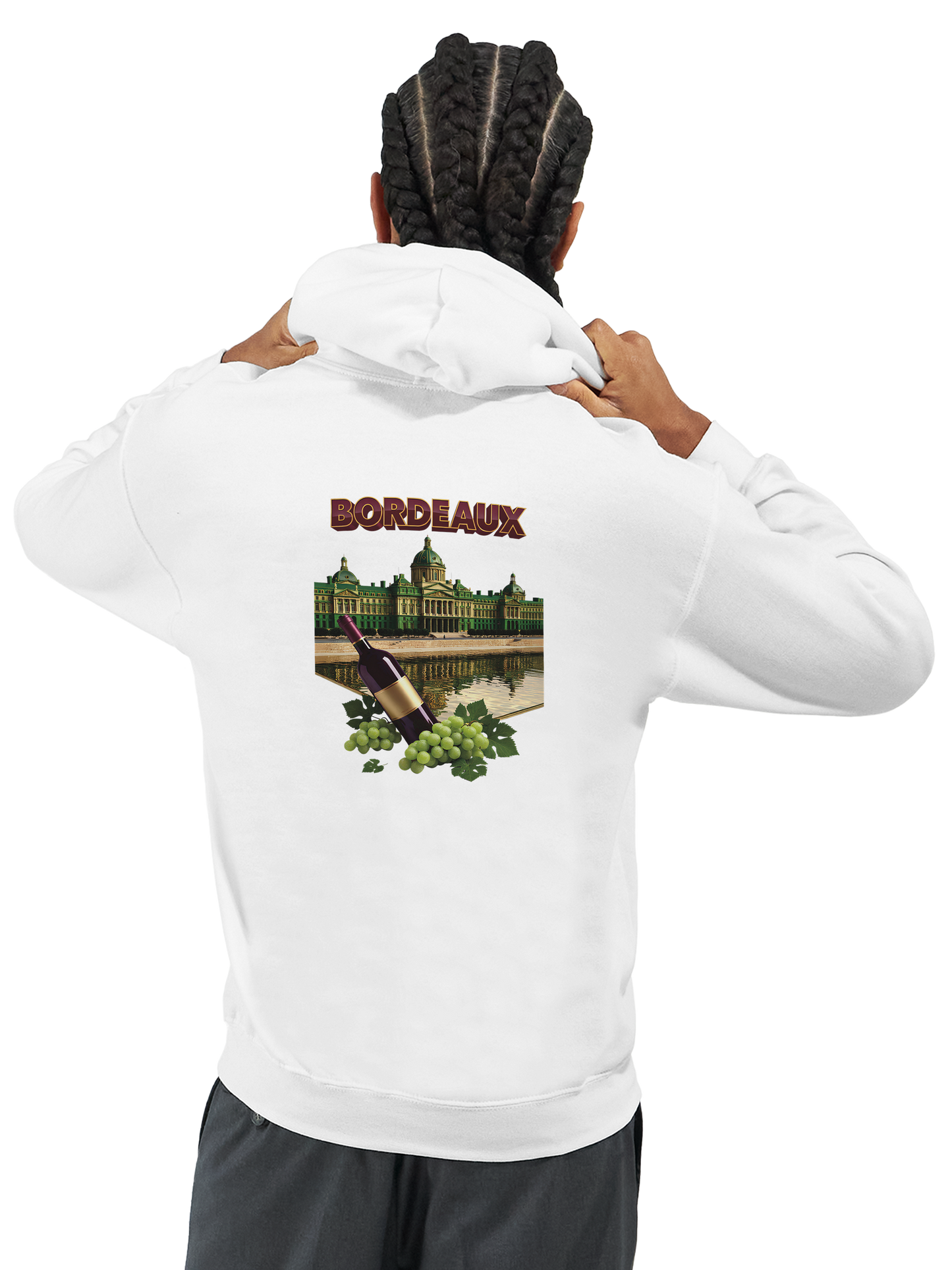 Unisex-Hoodie Bordeaux Stadt Frankreich klassisch | Gildan® 18500