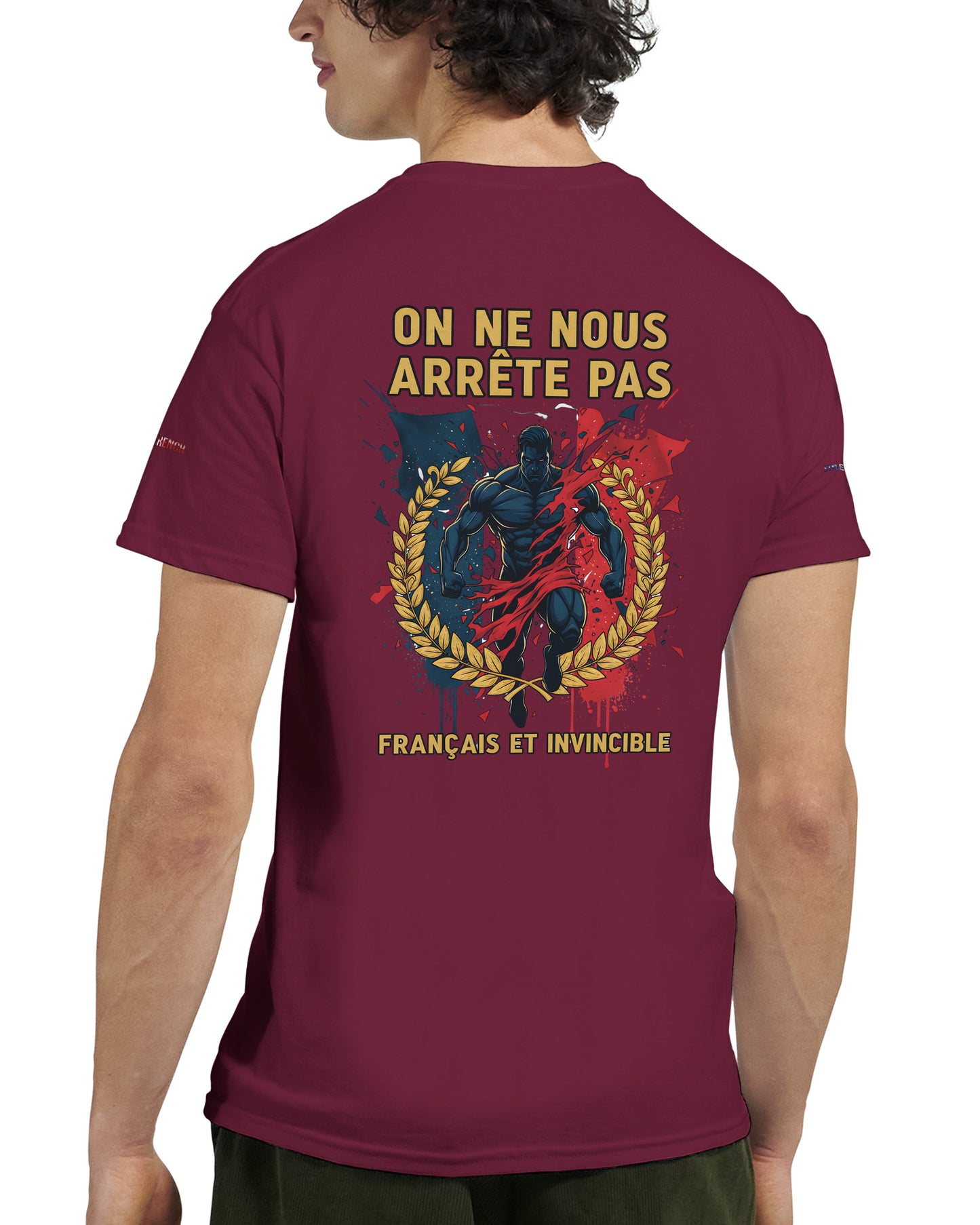 Men's "Can't Stop Us" French Style Heavyweight Crewneck T-shirt | Gildan® 5000