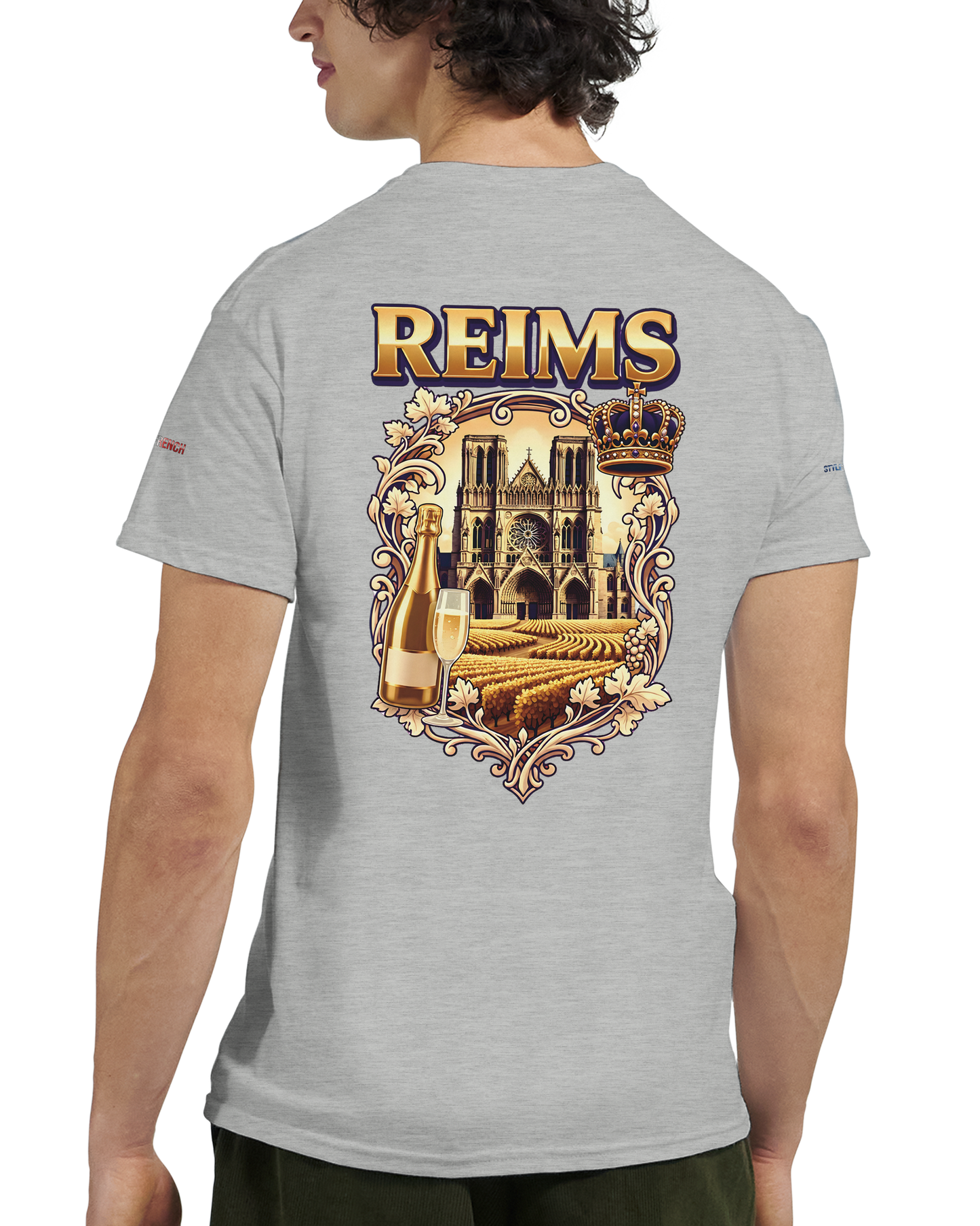T-shirt Unisexe Reims - Ville de France - Coton Premium