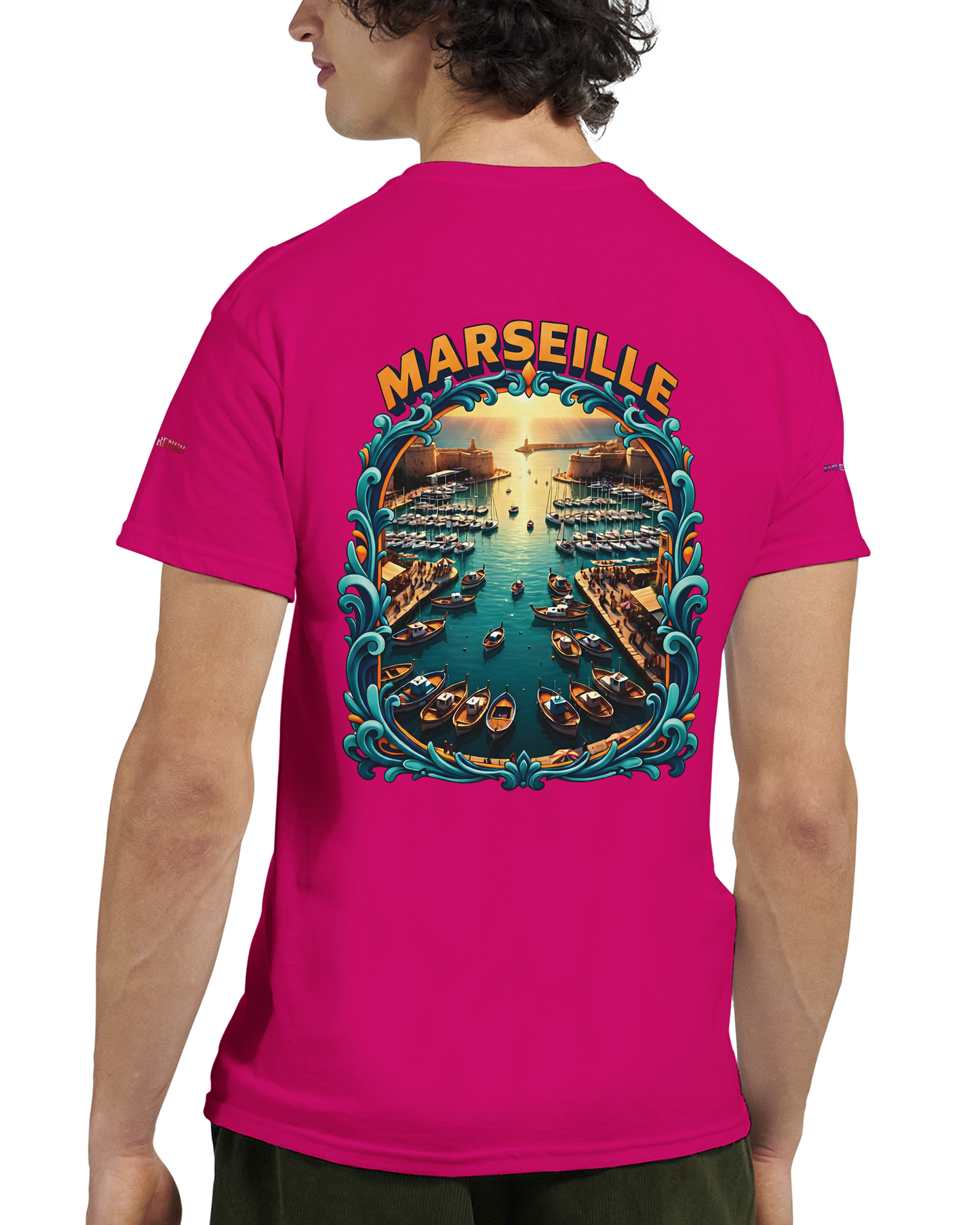 Unisex-T-Shirt Marseille, dick, Rundhalsausschnitt | Gildan® 5000