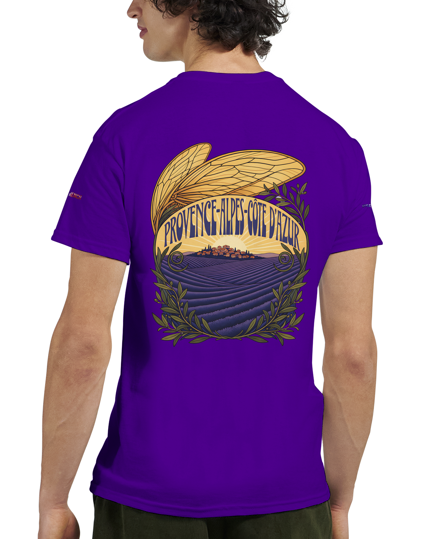 Unisex T-Shirt Provence-Alpes-Côte d'Azur, schwerer Rundhalsausschnitt | Gildan® 5000