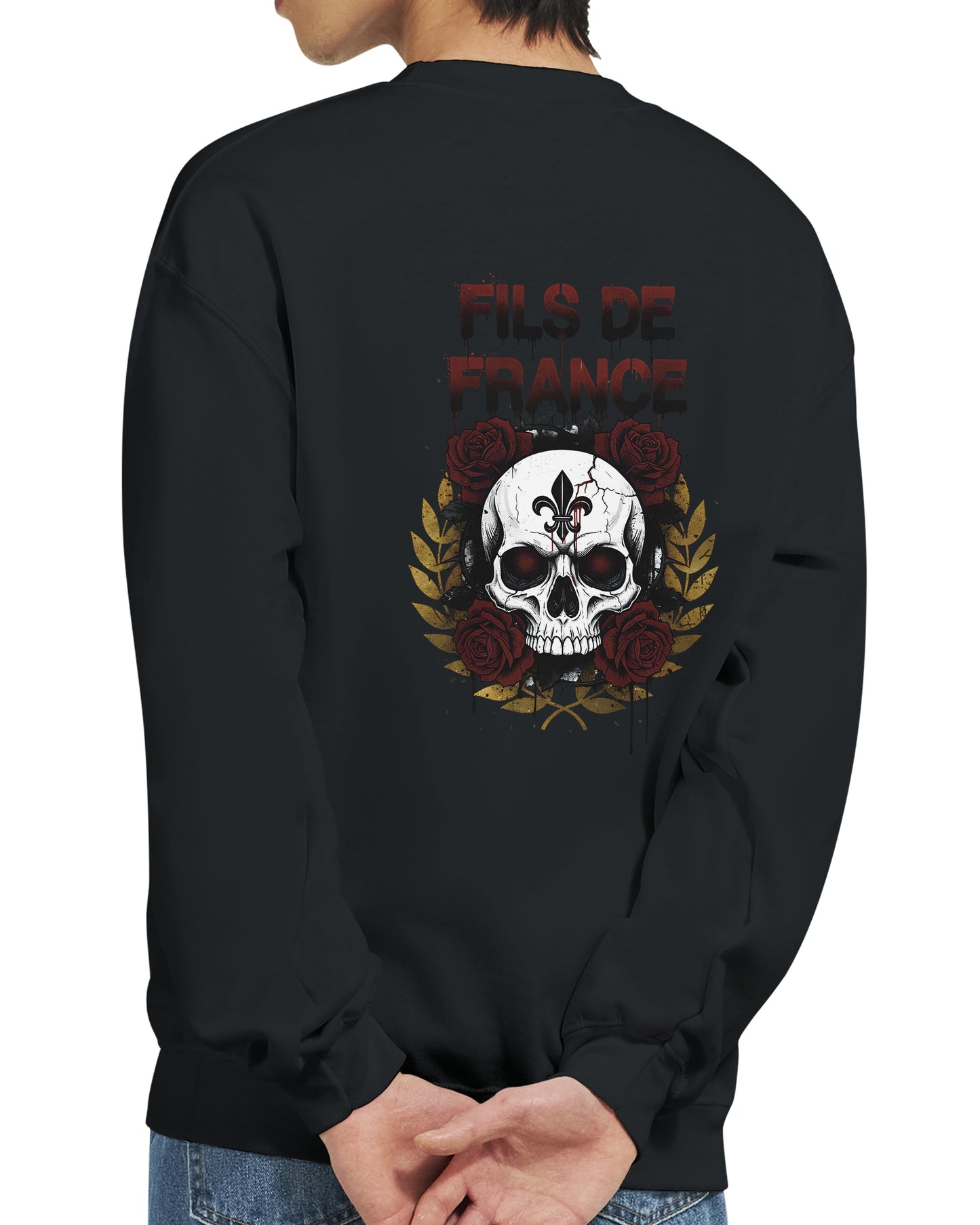 Sweatshirt Fils de France Herren French Style Klassisch Rundhals | Gildan® 18000