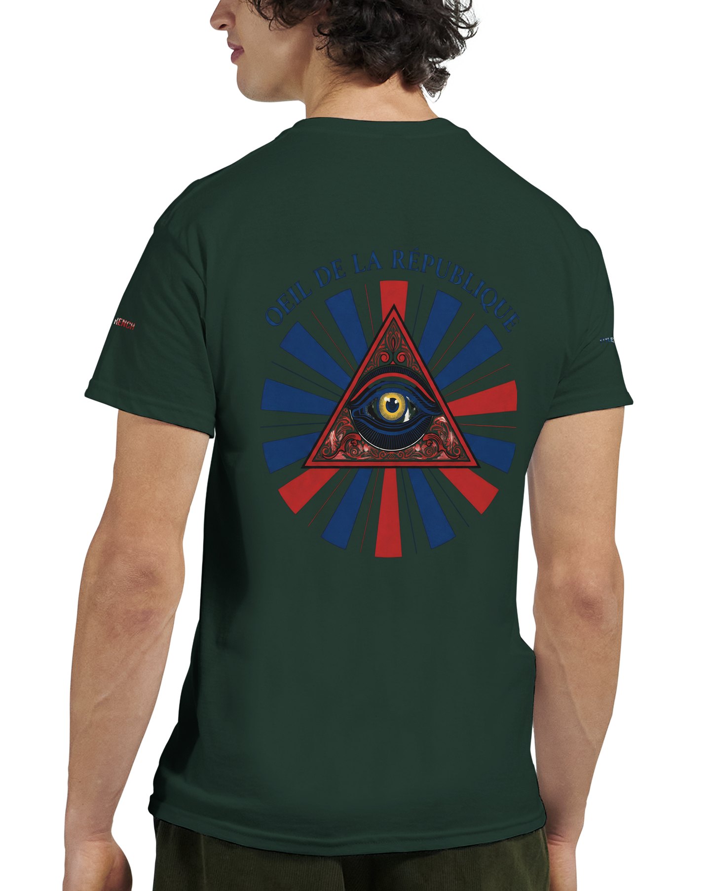Men's Republic Eye T-Shirt Heavy Crewneck | Gildan® 5000