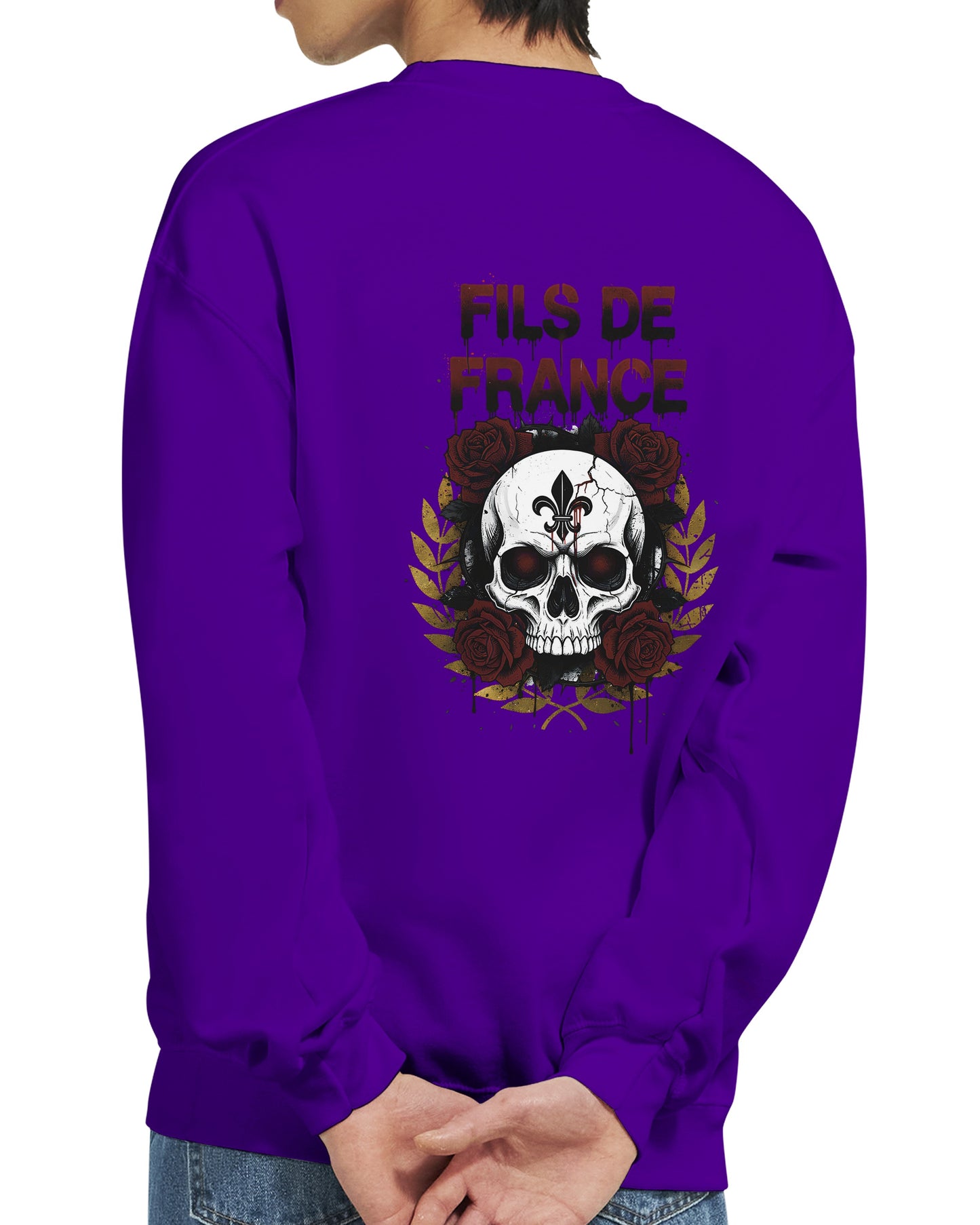 Sweatshirt Fils de France Herren French Style Klassisch Rundhals | Gildan® 18000