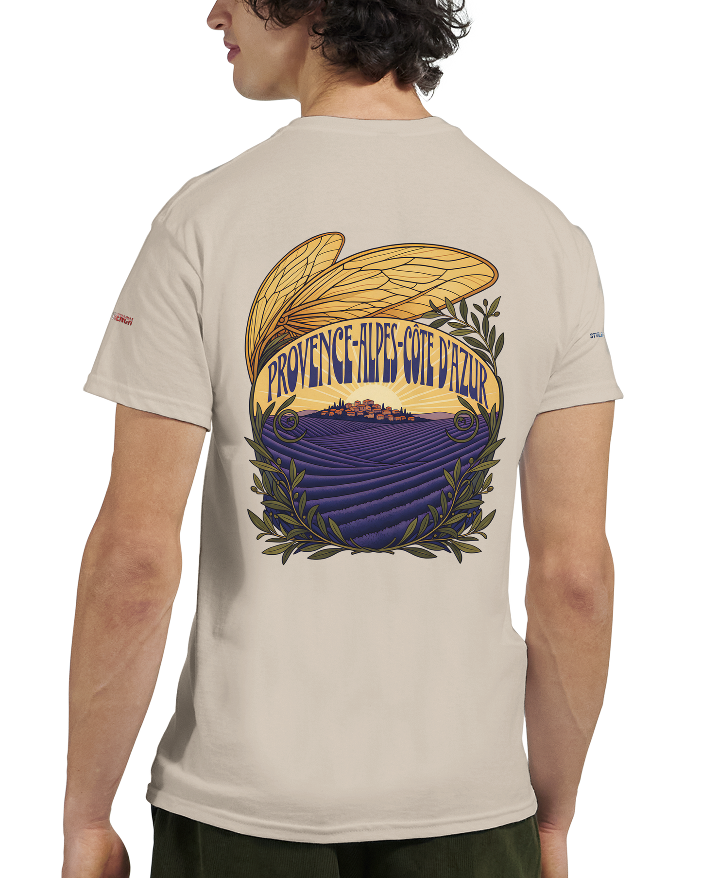 Unisex T-Shirt Provence-Alpes-Côte d'Azur, schwerer Rundhalsausschnitt | Gildan® 5000