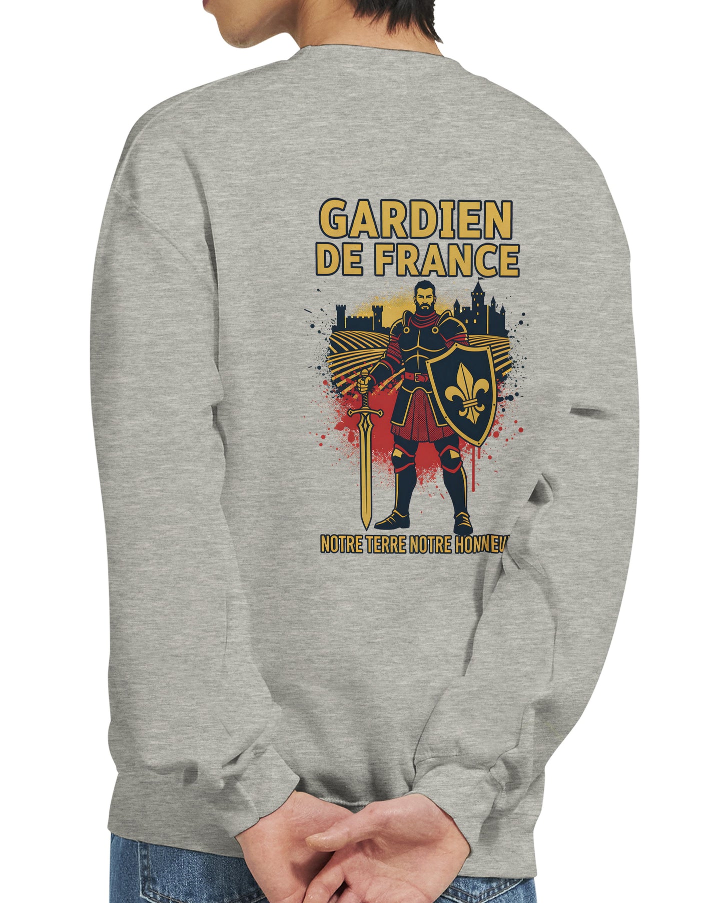 Men's France Goalkeeper Classic Crewneck Sweatshirt | Gildan® 18000