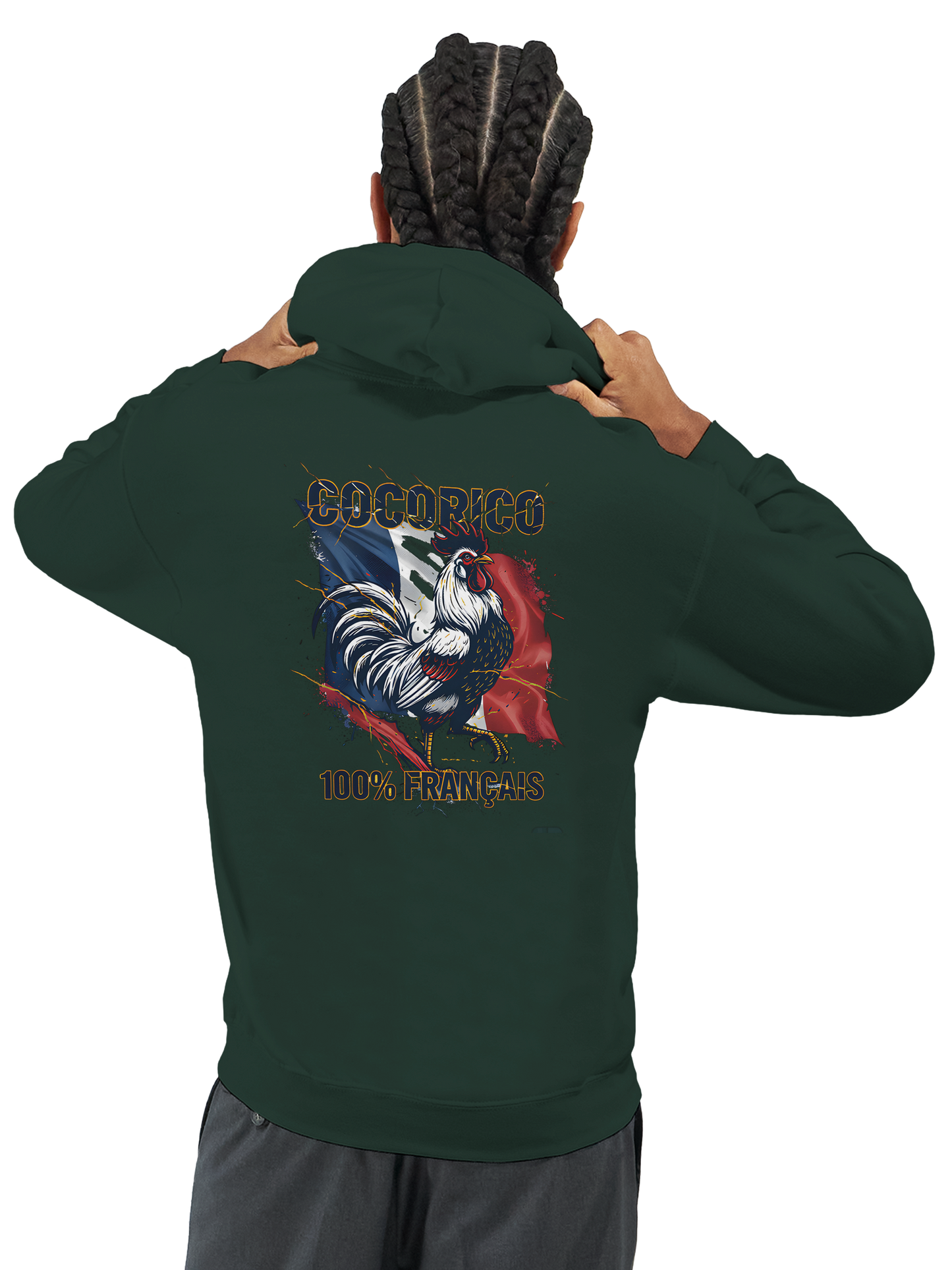 Cocorico Hoodie klassischer französischer Stil | Gildan® 18500