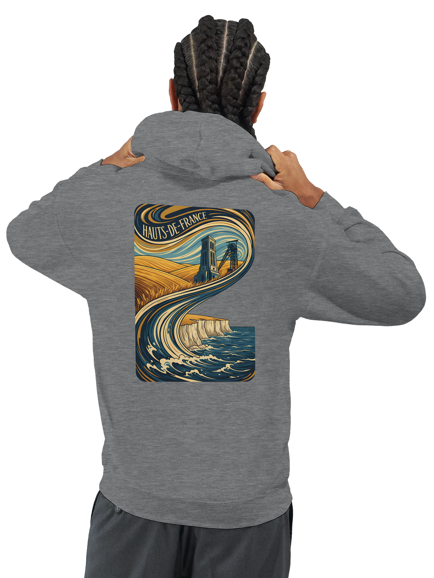 Klassischer Unisex-Hoodie von Top de France | Gildan® 18500