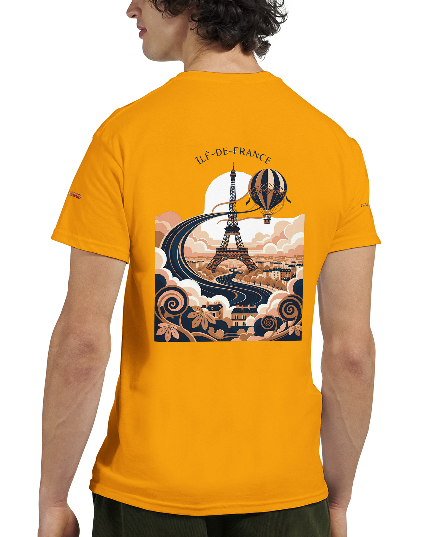 Unisex T-Shirt Île-de-France dick rundhals | Gildan® 5000