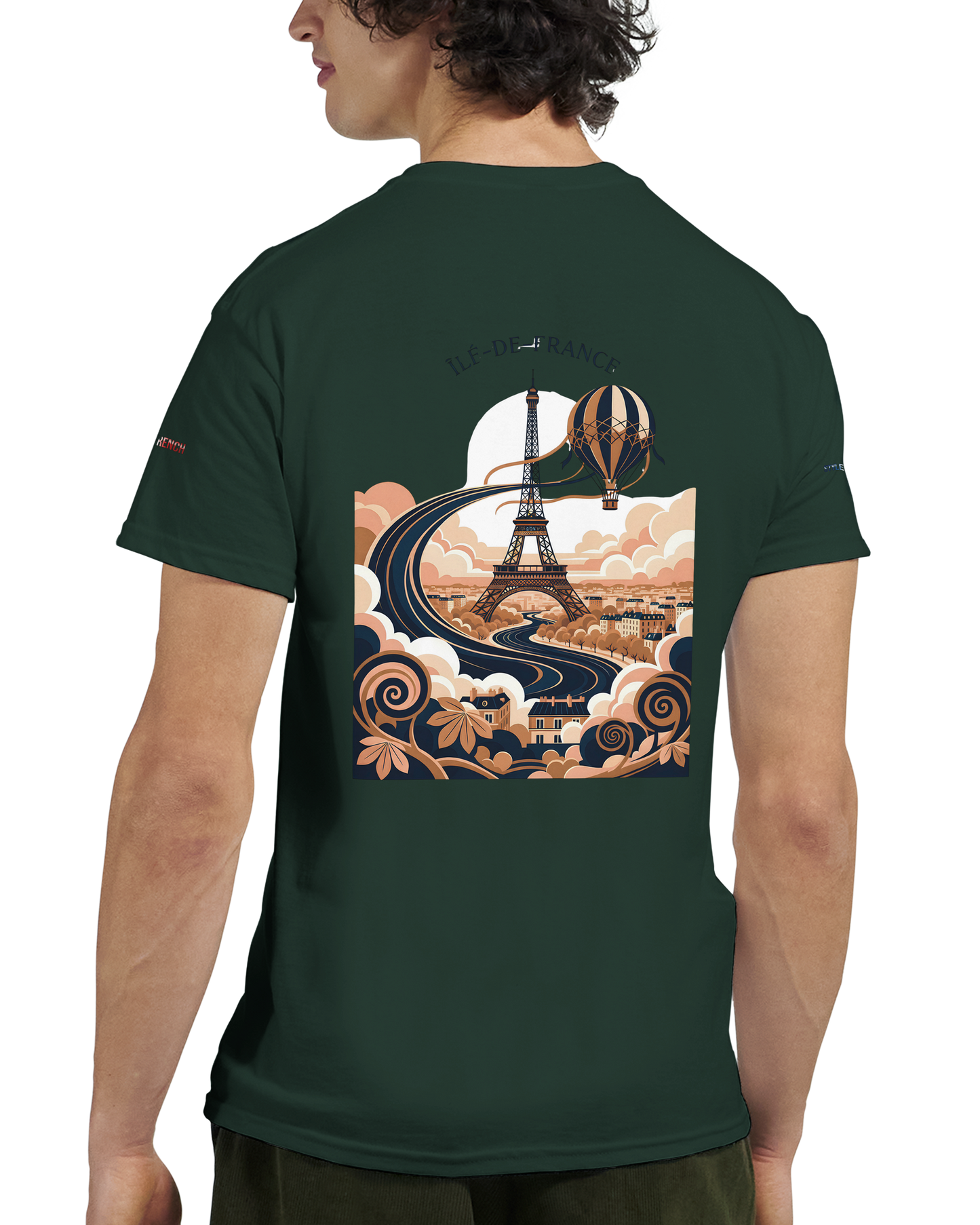Unisex T-Shirt Île-de-France dick rundhals | Gildan® 5000
