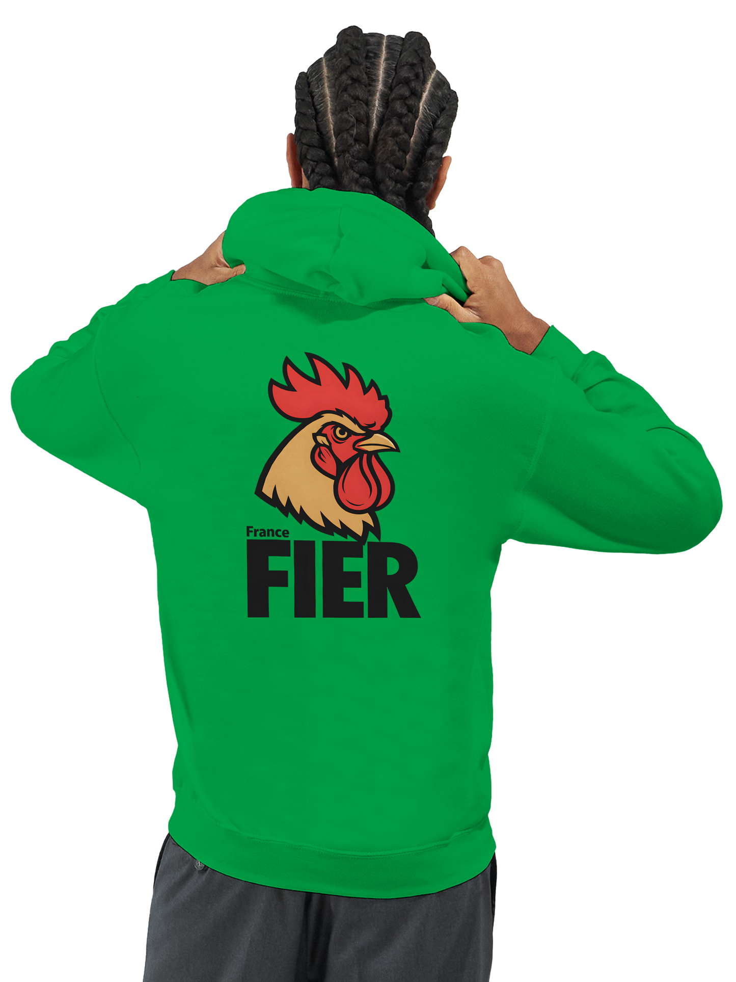 Kapuzenpullover "France Fier" Klassiker | Gildan® 18500