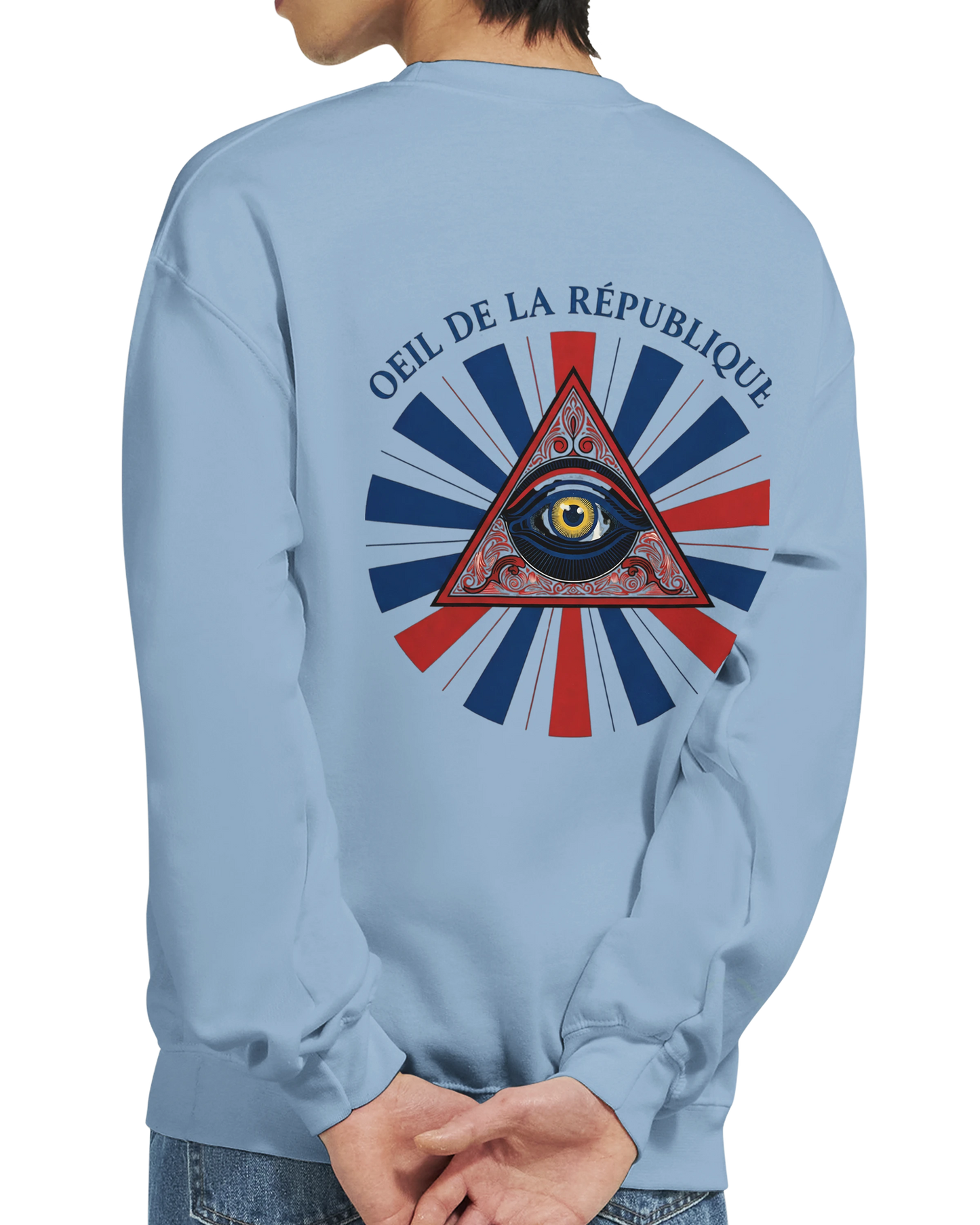 Men's Eye of the Republic Classic Crewneck Sweatshirt | Gildan® 18000