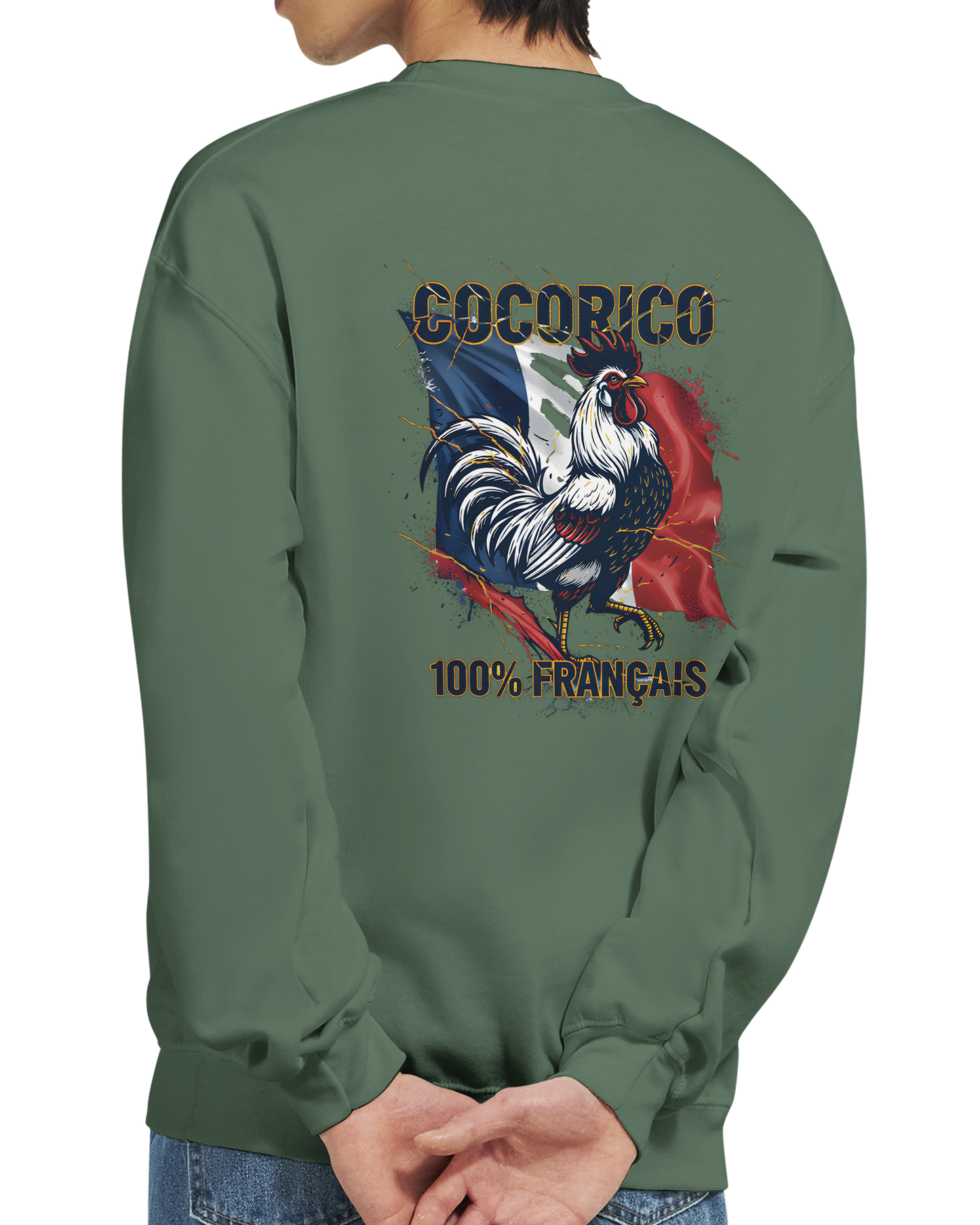 Sweatshirt Cocorico Classic French Style Rundhals | Gildan® 18000