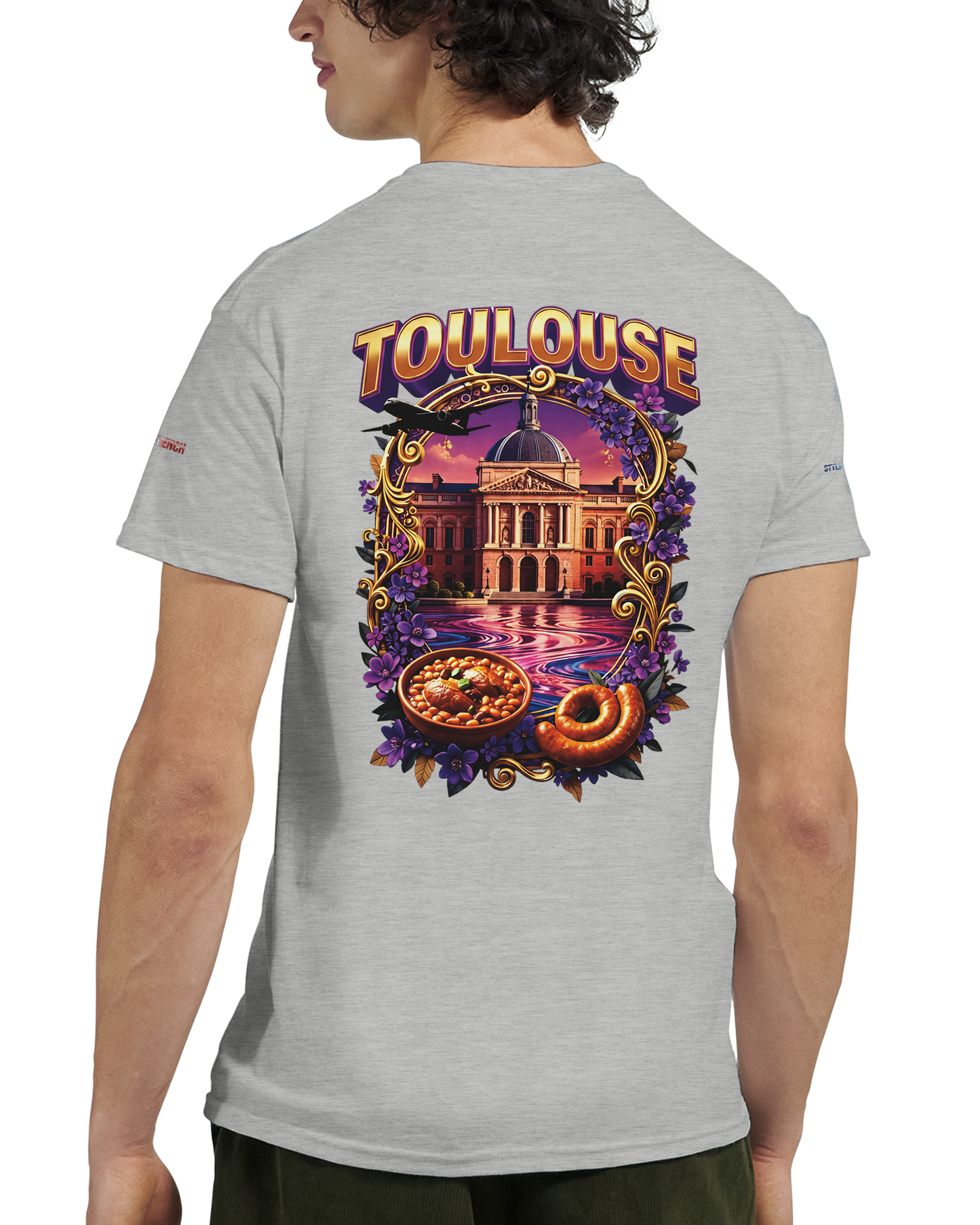 - Unisex Toulouse city of France heavy crewneck t-shirt | Gildan® 5000