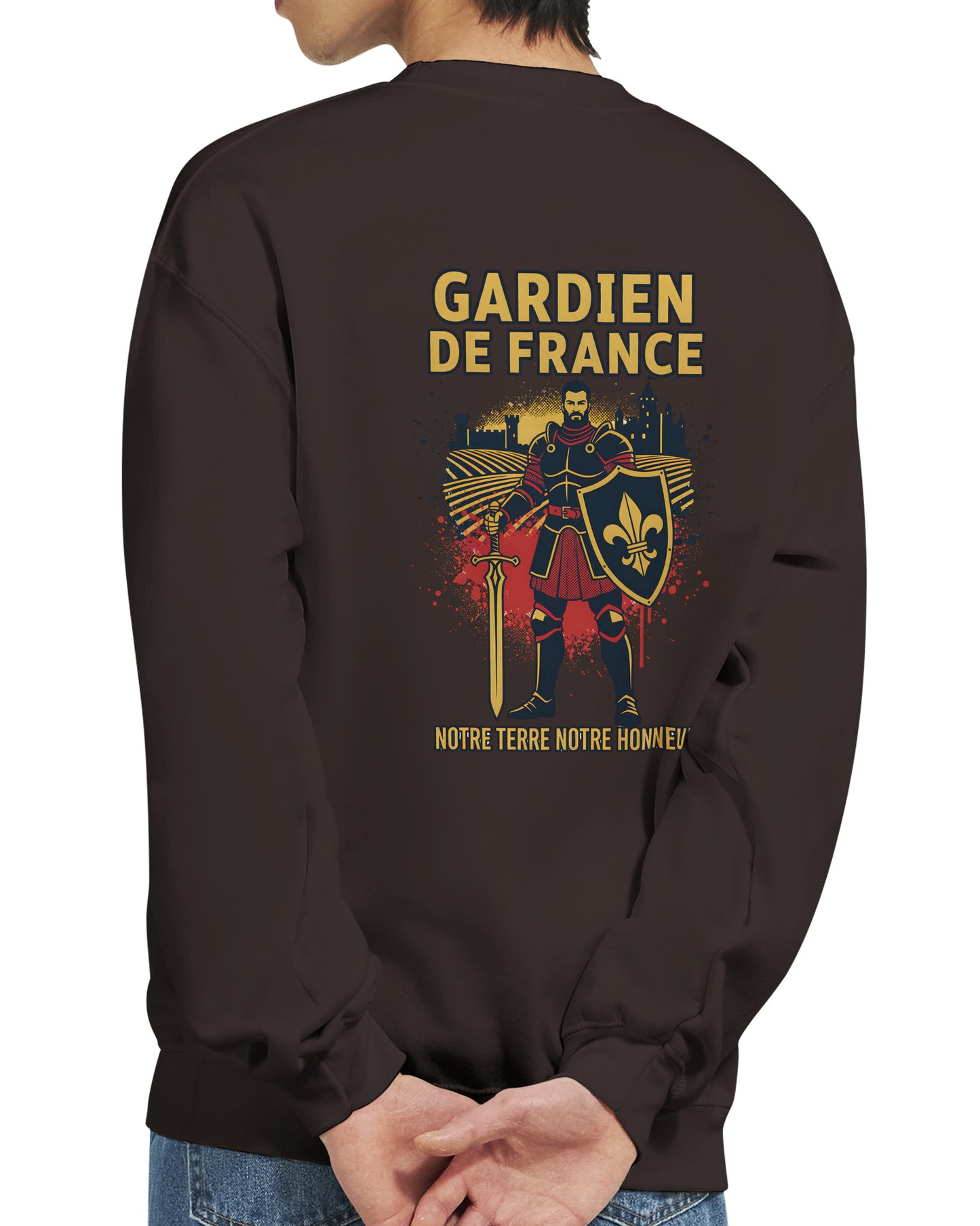 Men's France Goalkeeper Classic Crewneck Sweatshirt | Gildan® 18000