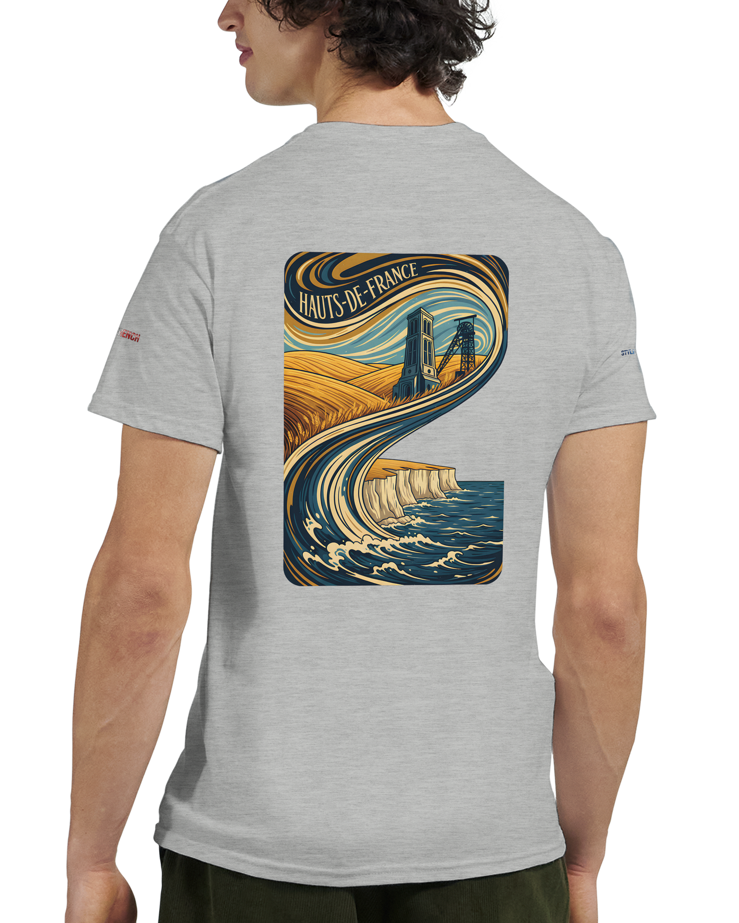 Unisex-T-Shirt Hochwertige Frankreich, dick, Rundhals | Gildan® 5000