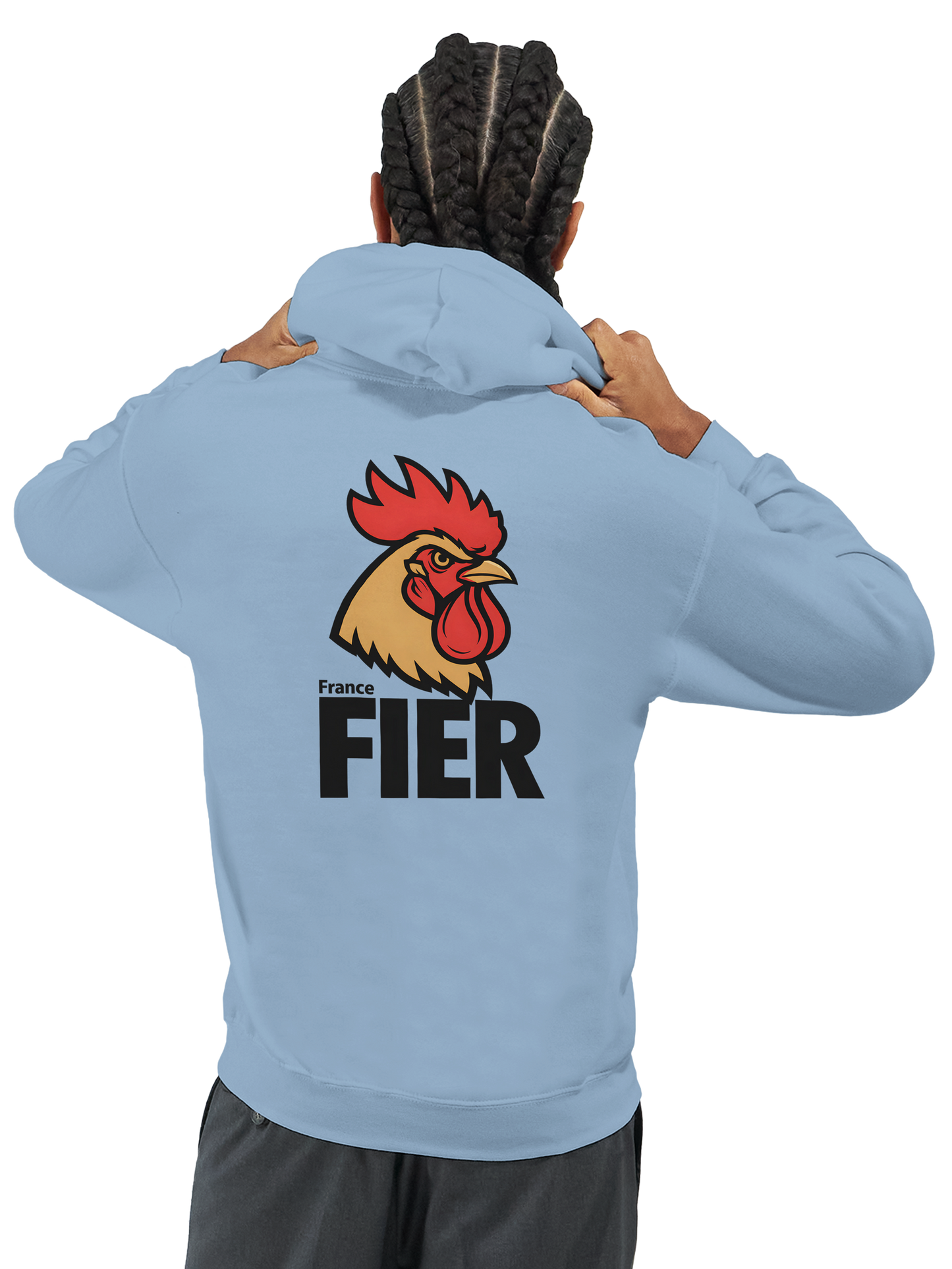 Kapuzenpullover "France Fier" Klassiker | Gildan® 18500