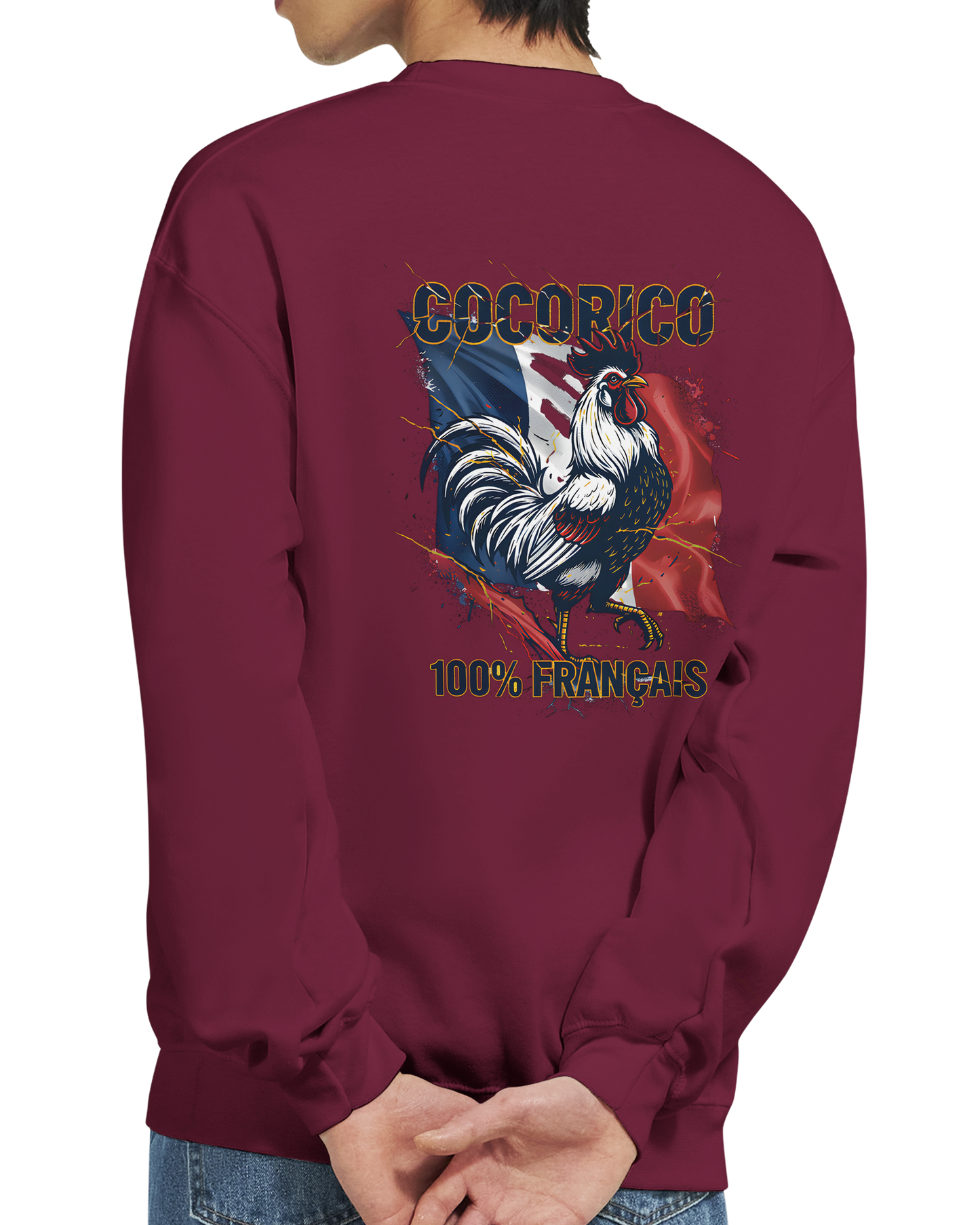 Sweatshirt Cocorico Classic French Style Rundhals | Gildan® 18000