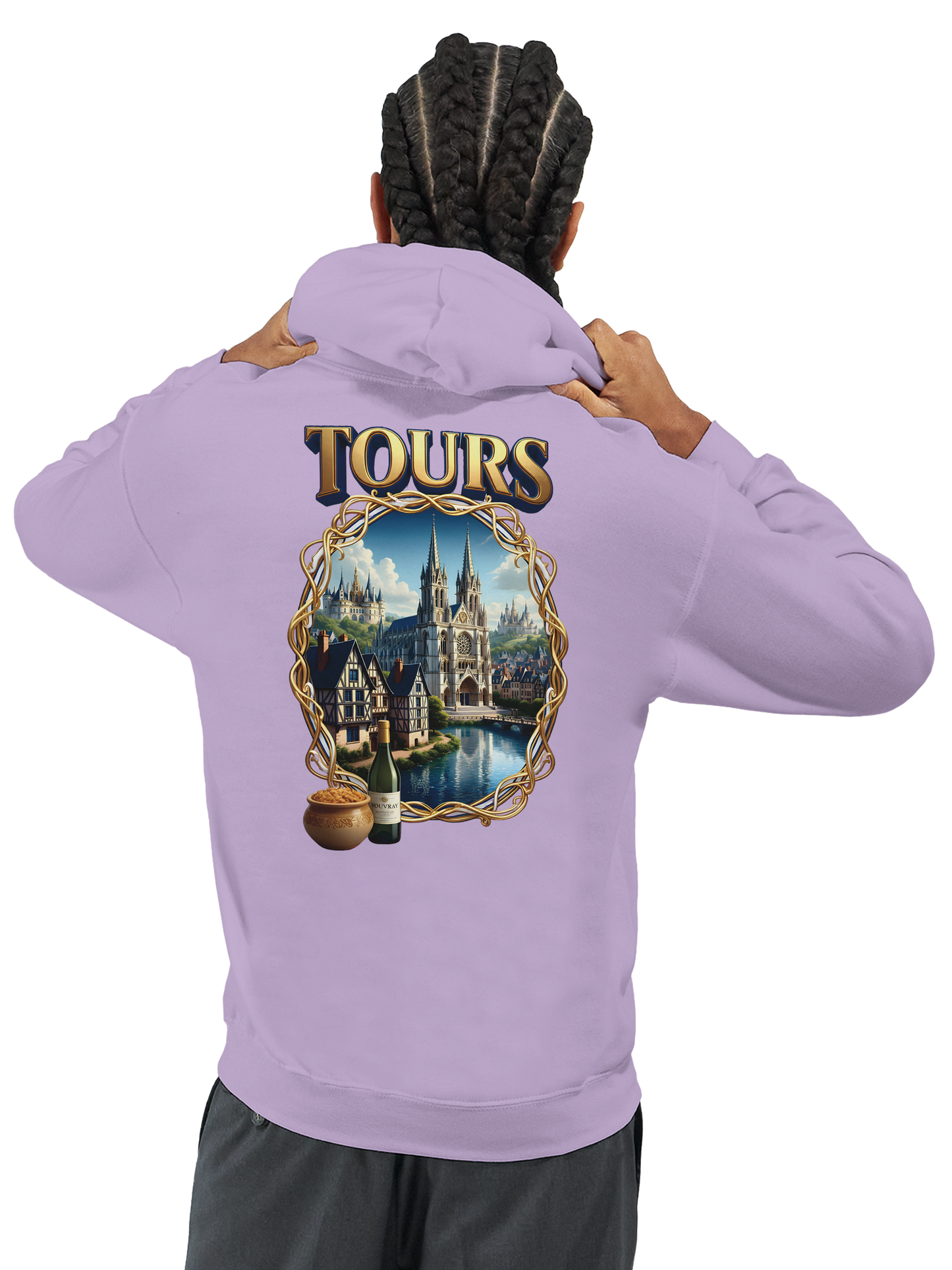 Unisex Tours city of France classic hoodie | Gildan® 18500