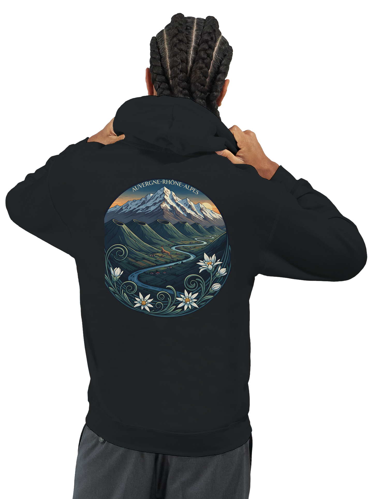 Klassischer Unisex-Kapuzenpullover Auvergne-Rhône-Alpes | Gildan® 18500