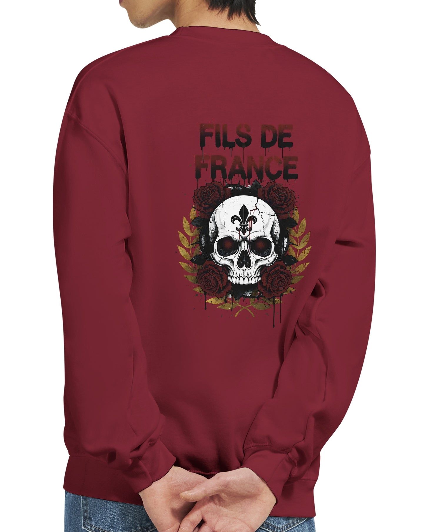 Sweatshirt Fils de France Herren French Style Klassisch Rundhals | Gildan® 18000