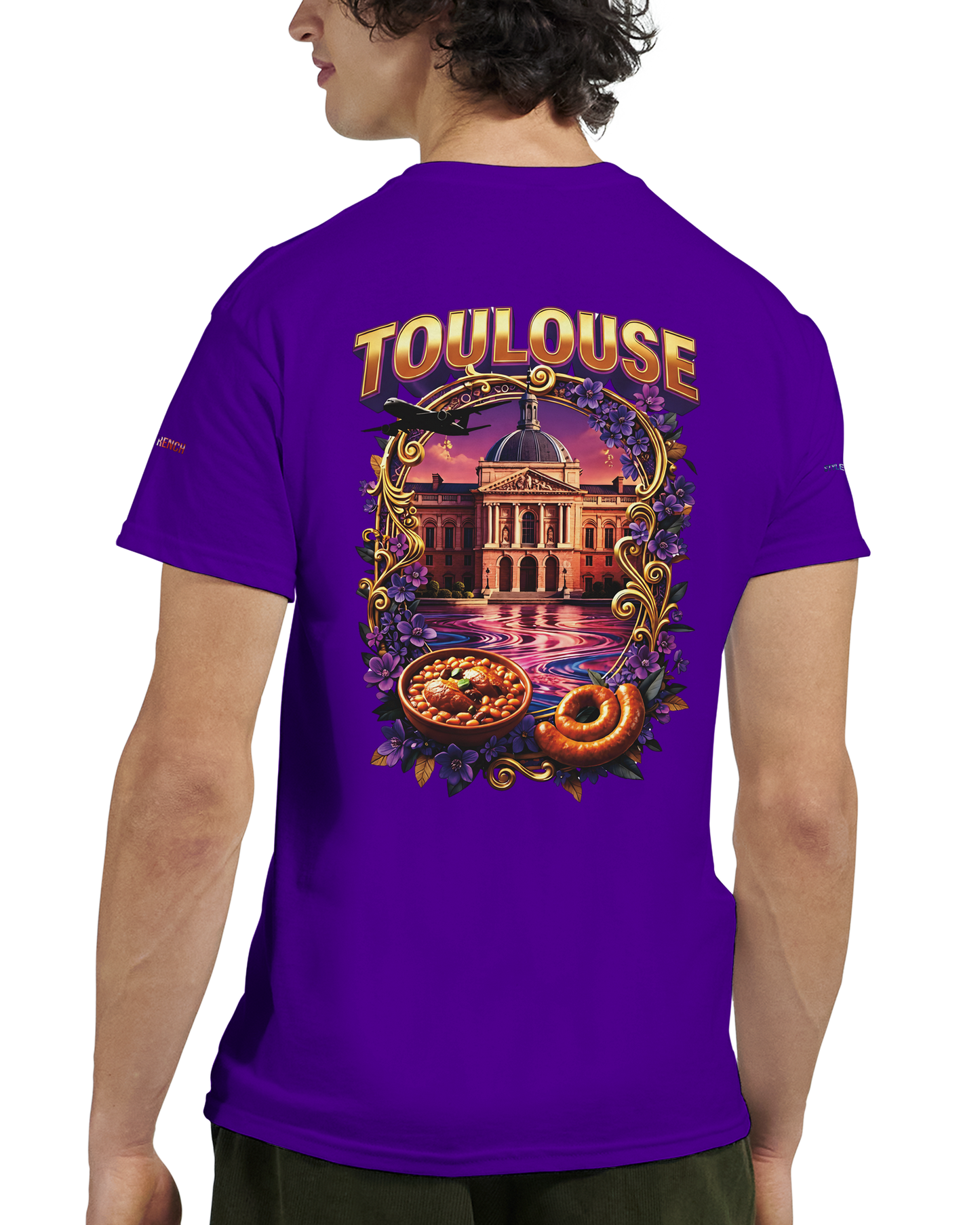 - Unisex Toulouse city of France heavy crewneck t-shirt | Gildan® 5000
