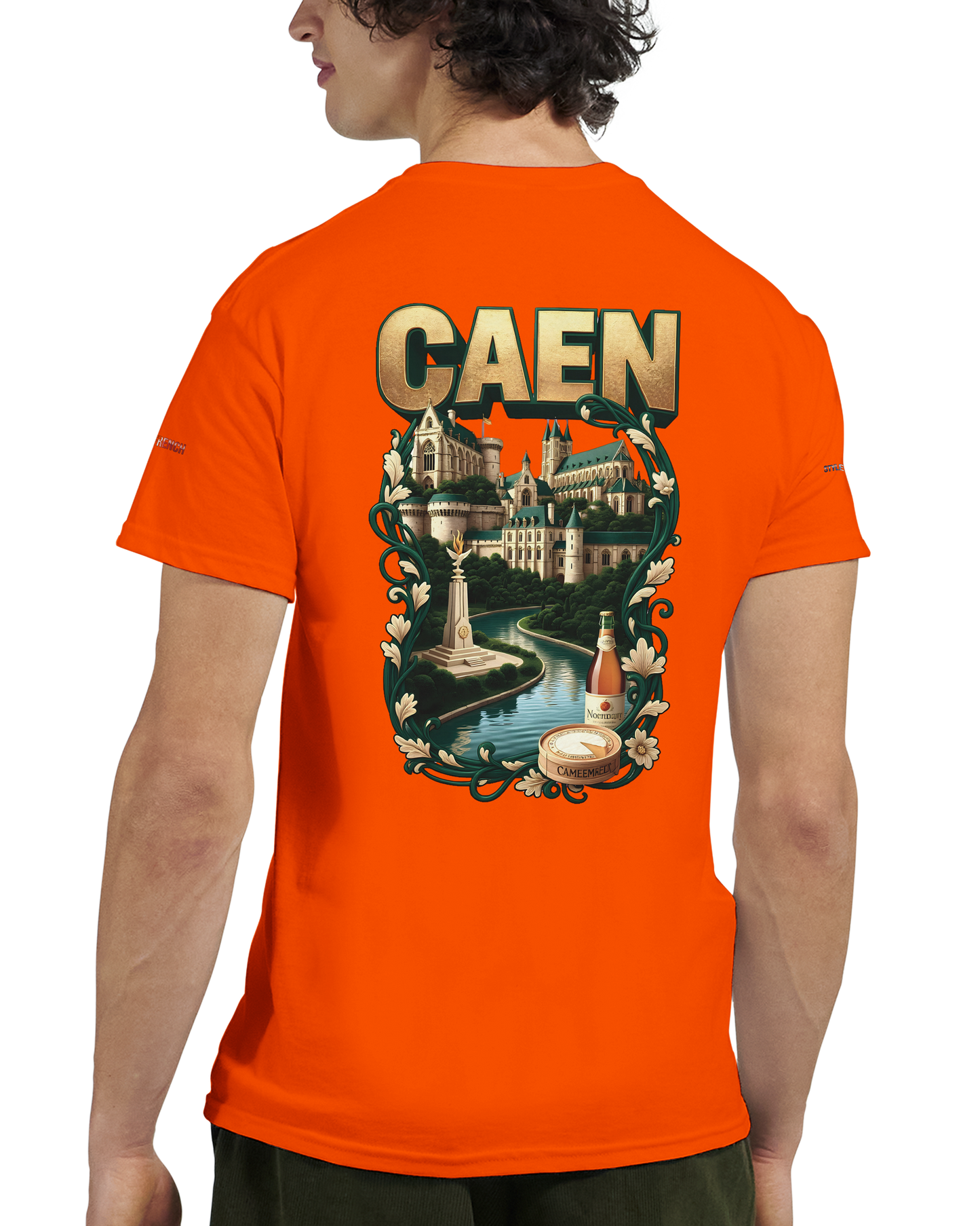 Unisex-T-Shirt Caen Stadt in Frankreich | Gildan® 5000