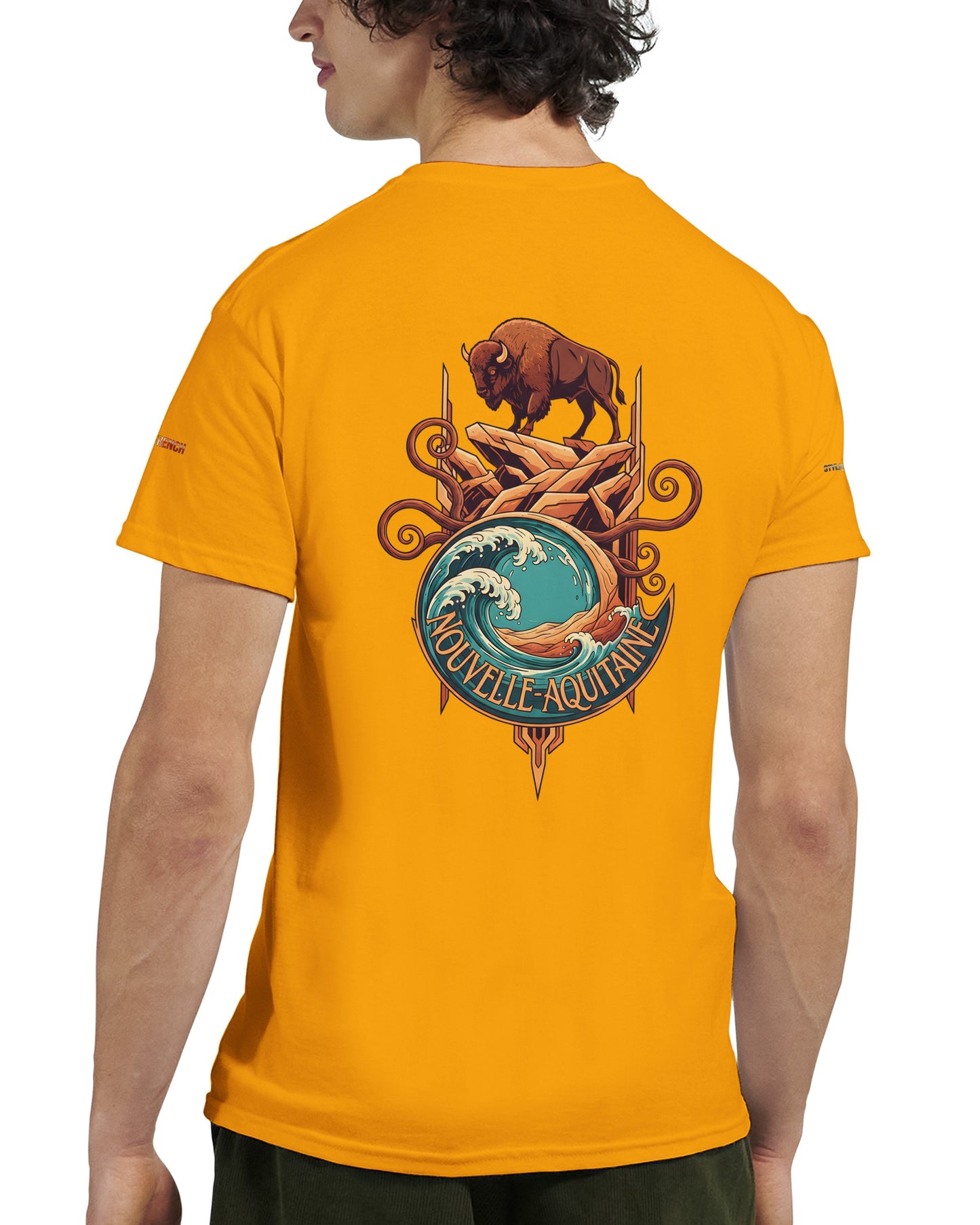 T-Shirt Neu-Aquitanien, dick, Rundhalsausschnitt | Gildan® 5000