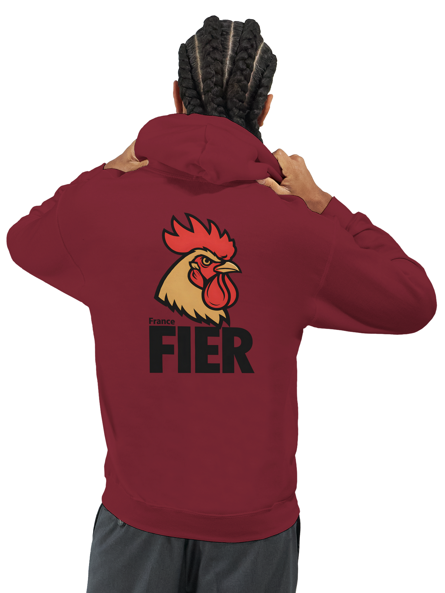 Kapuzenpullover "France Fier" Klassiker | Gildan® 18500