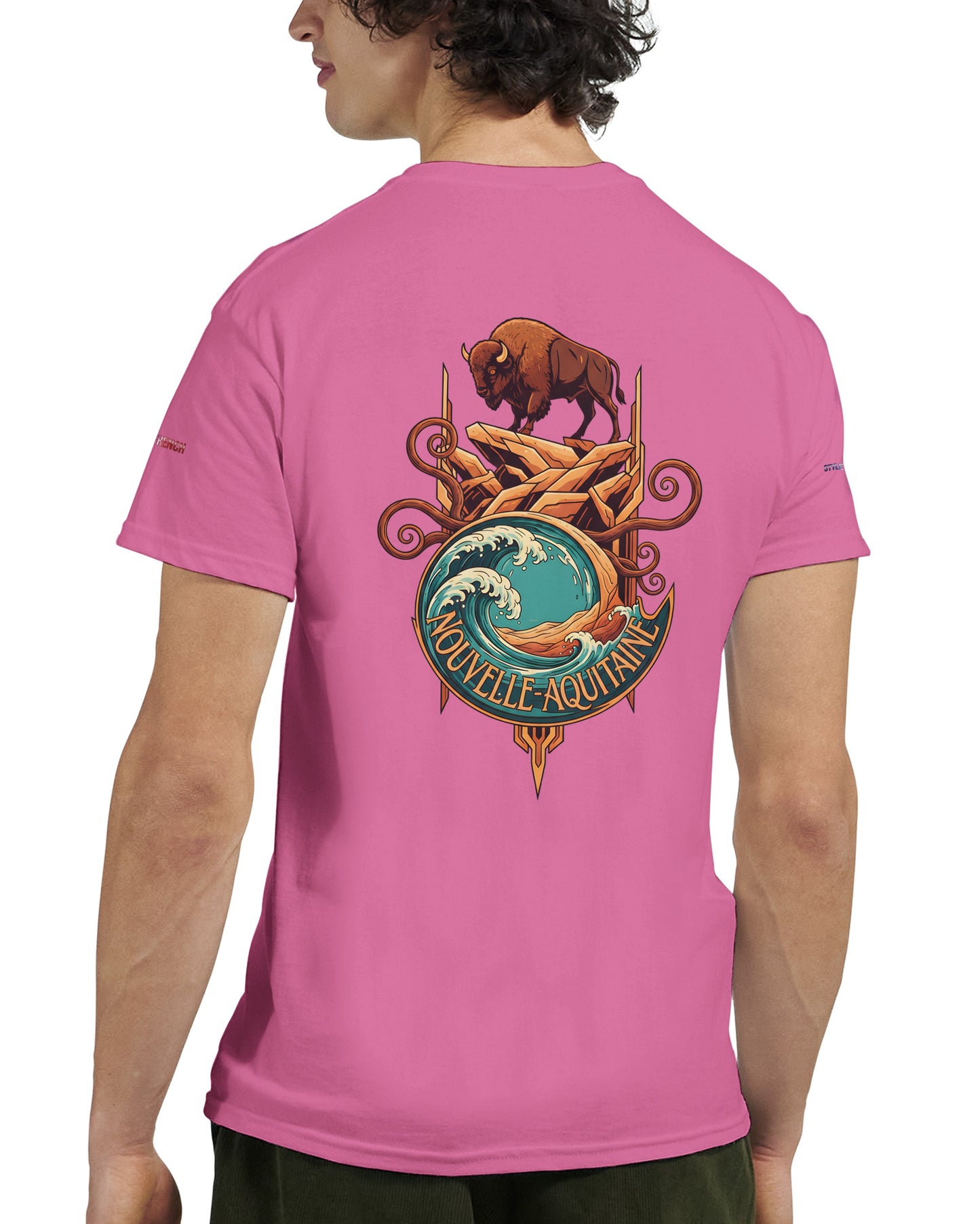 T-Shirt Neu-Aquitanien, dick, Rundhalsausschnitt | Gildan® 5000