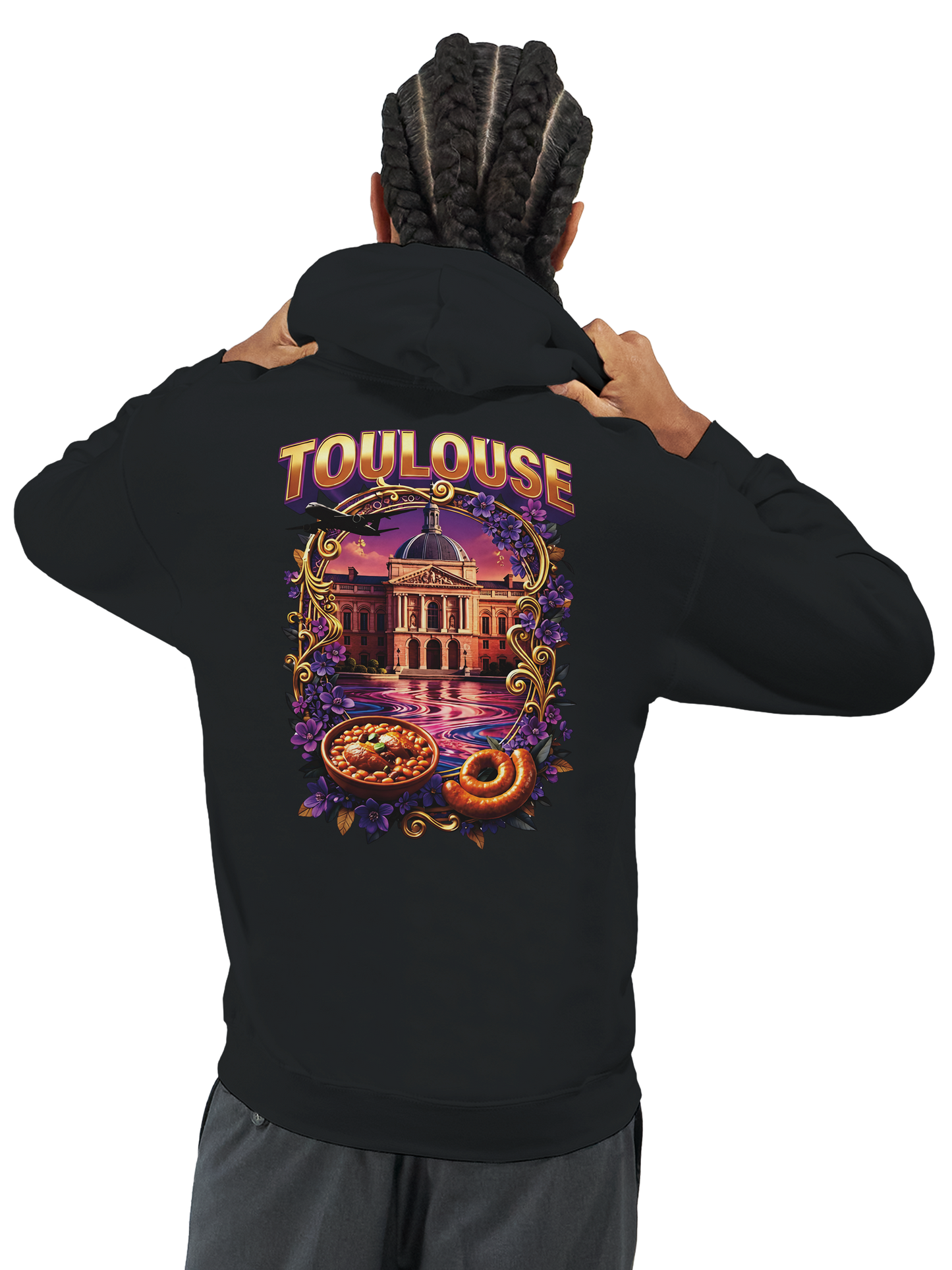Unisex-Kapuzenpullover Toulouse Stadt Frankreich klassisch | Gildan® 18500