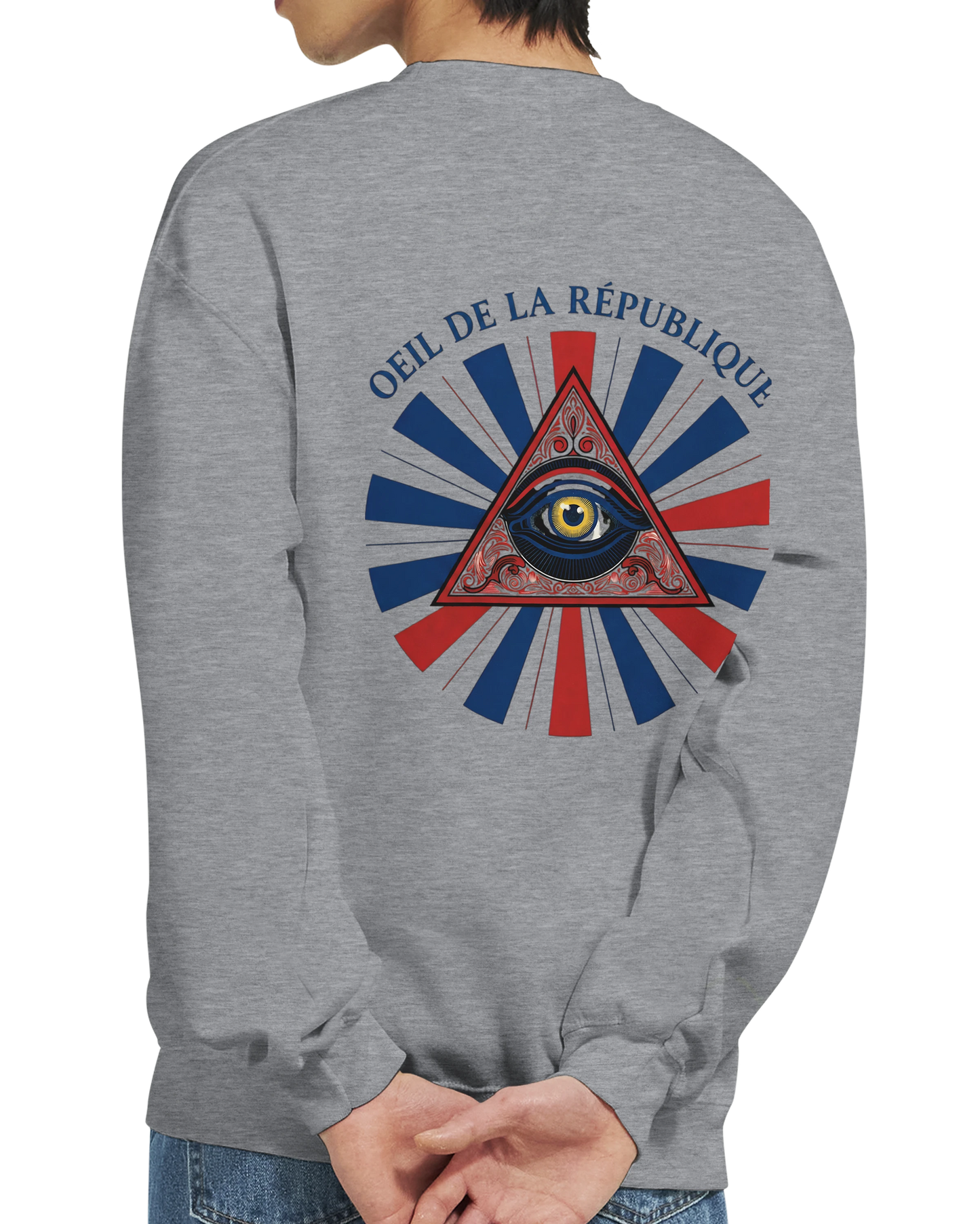 Men's Eye of the Republic Classic Crewneck Sweatshirt | Gildan® 18000