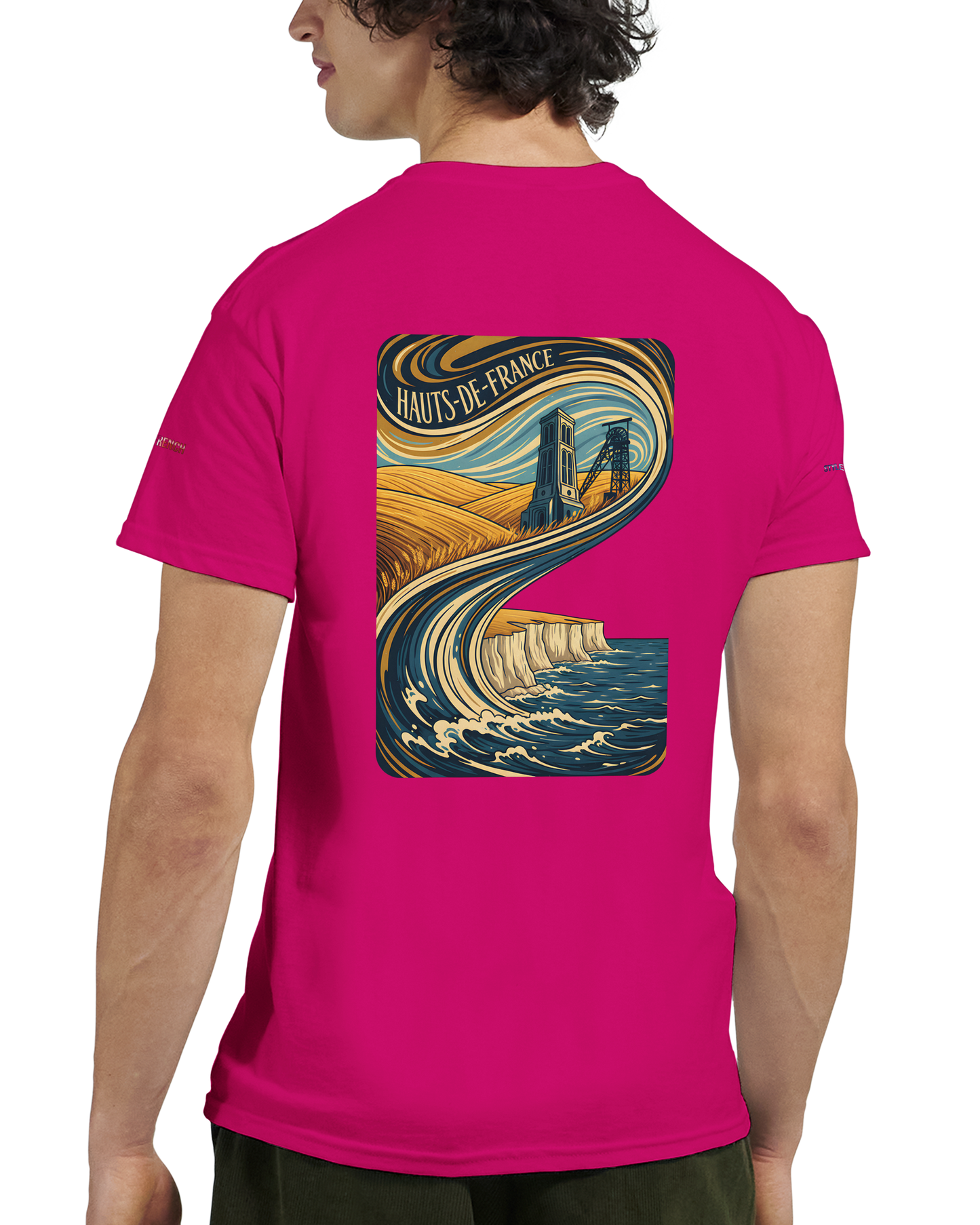 Unisex-T-Shirt Hochwertige Frankreich, dick, Rundhals | Gildan® 5000