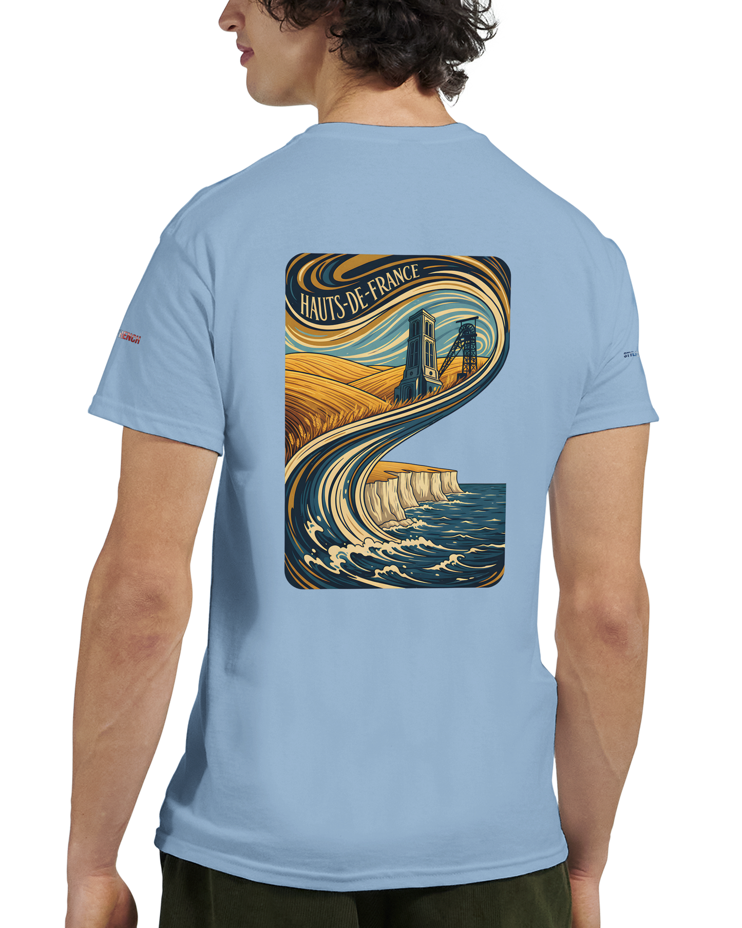 Unisex-T-Shirt Hochwertige Frankreich, dick, Rundhals | Gildan® 5000