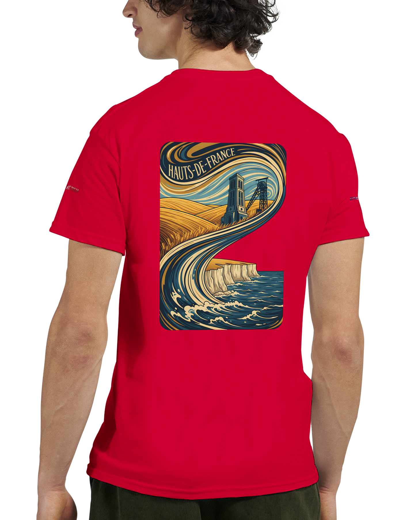 Unisex-T-Shirt Hochwertige Frankreich, dick, Rundhals | Gildan® 5000