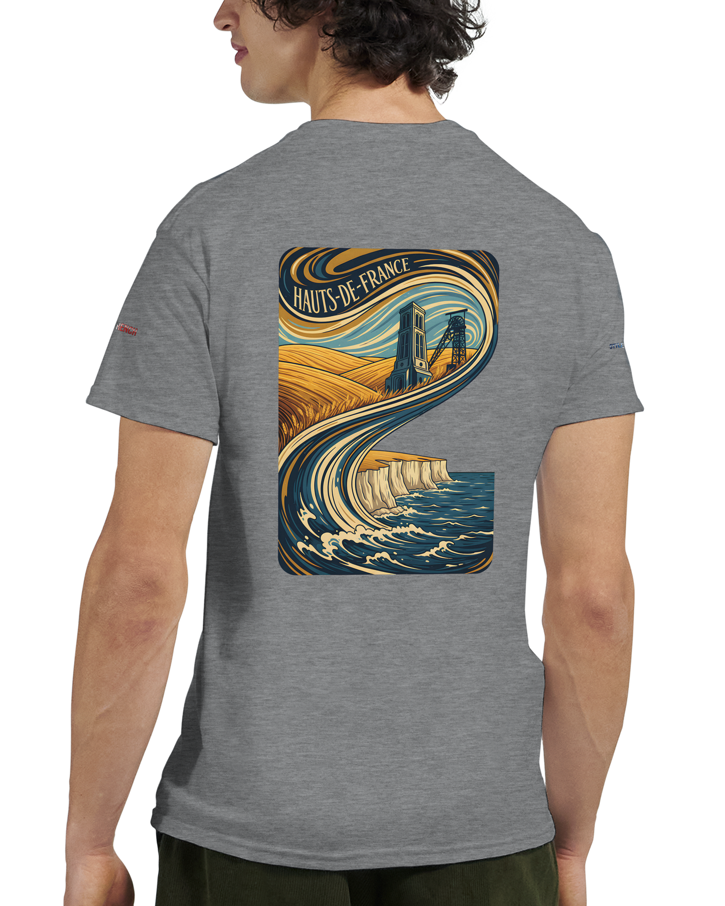 Unisex-T-Shirt Hochwertige Frankreich, dick, Rundhals | Gildan® 5000