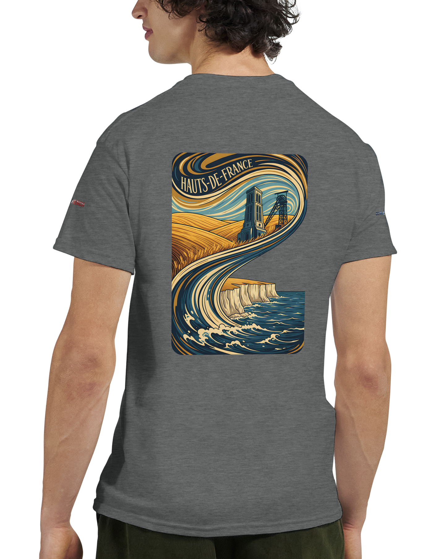 Unisex-T-Shirt Hochwertige Frankreich, dick, Rundhals | Gildan® 5000