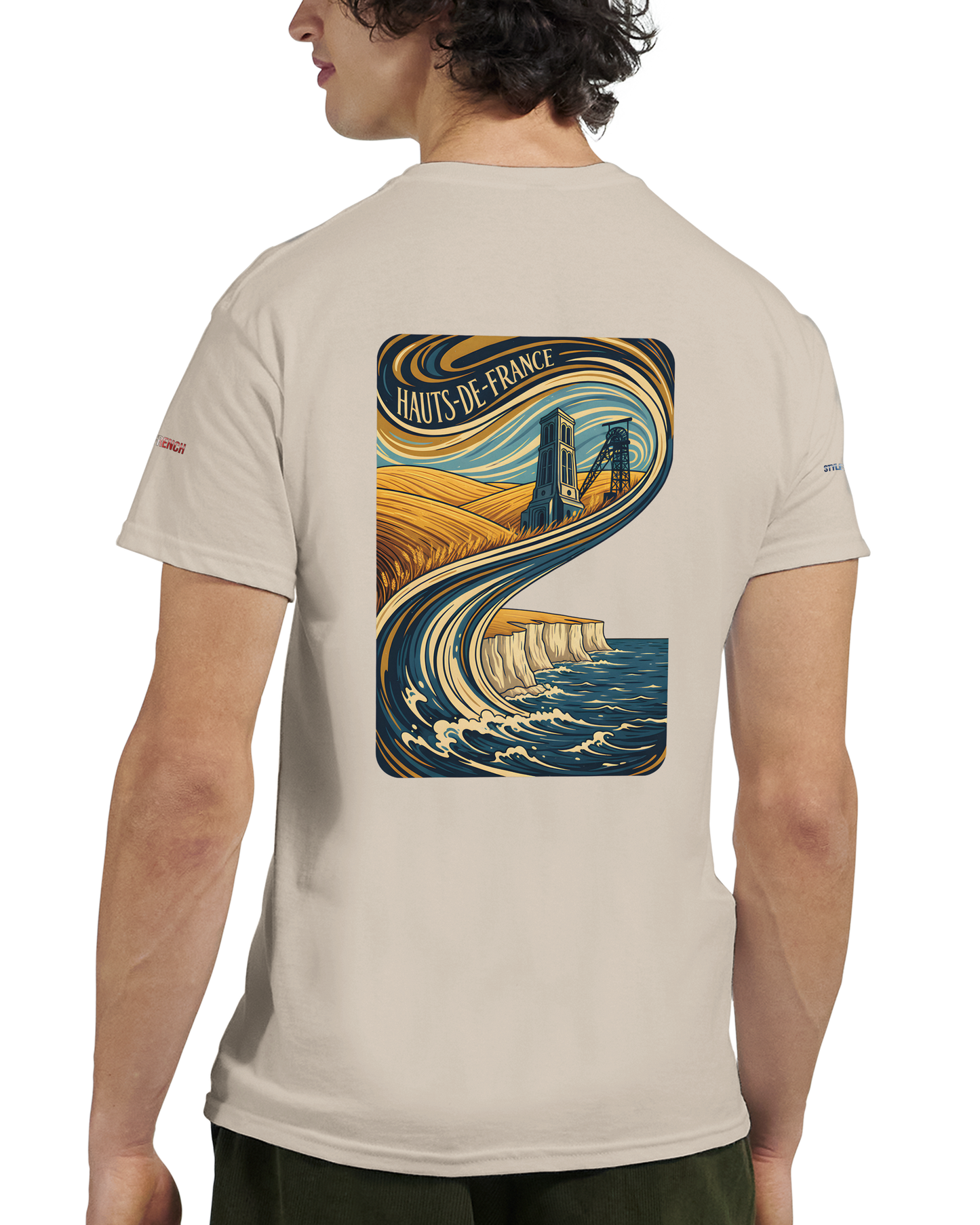 Unisex-T-Shirt Hochwertige Frankreich, dick, Rundhals | Gildan® 5000